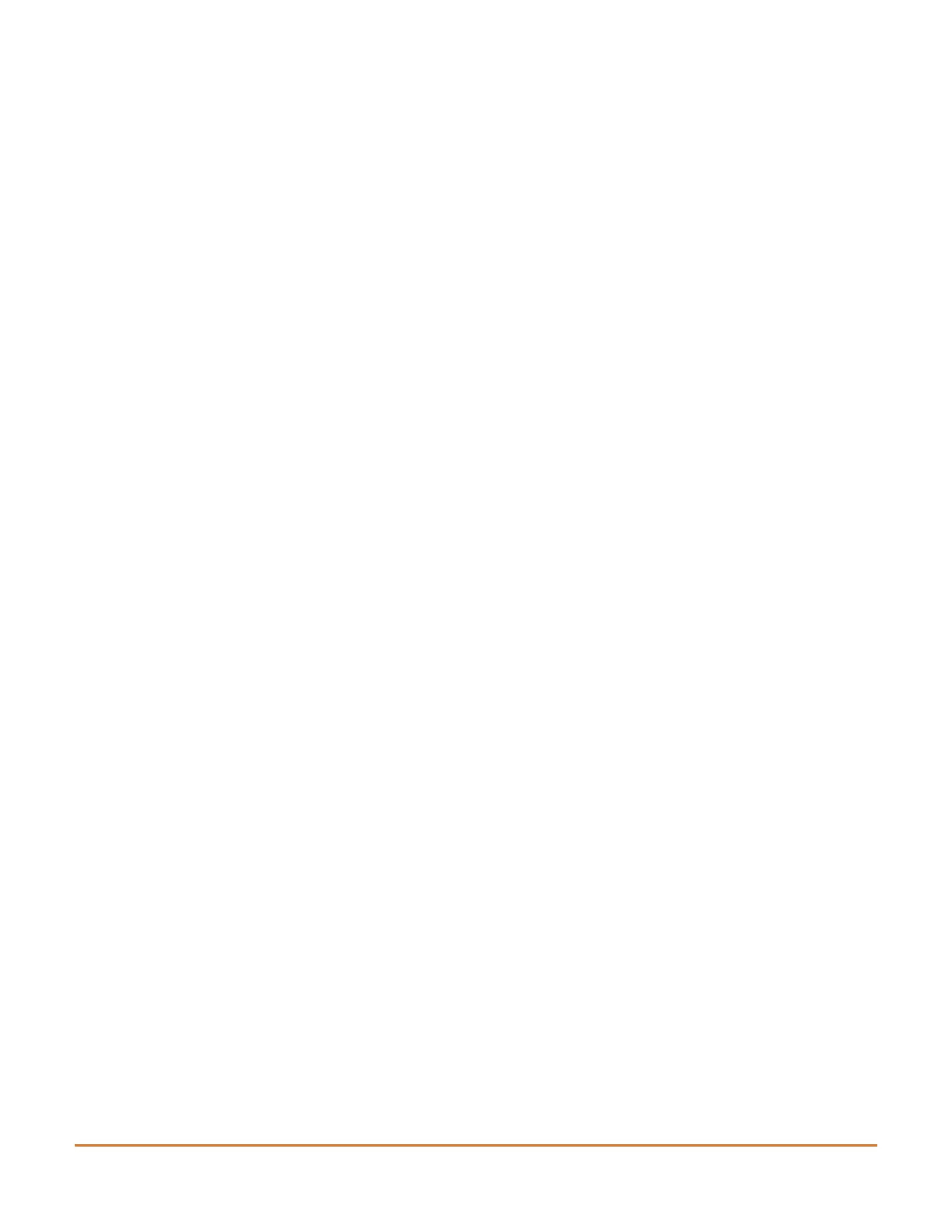 A blank page with a small orange line at the bottom.