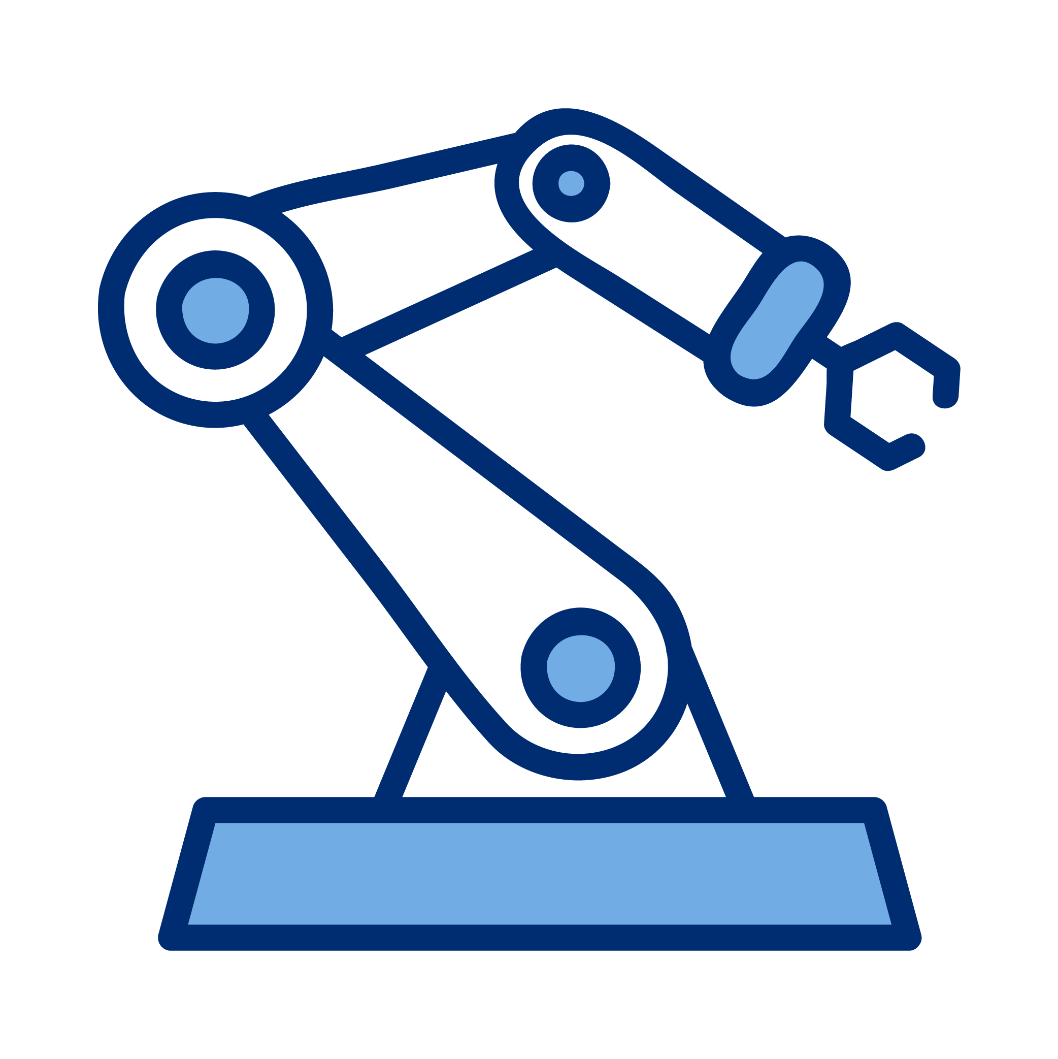 Digital illustration of a robotic arm.