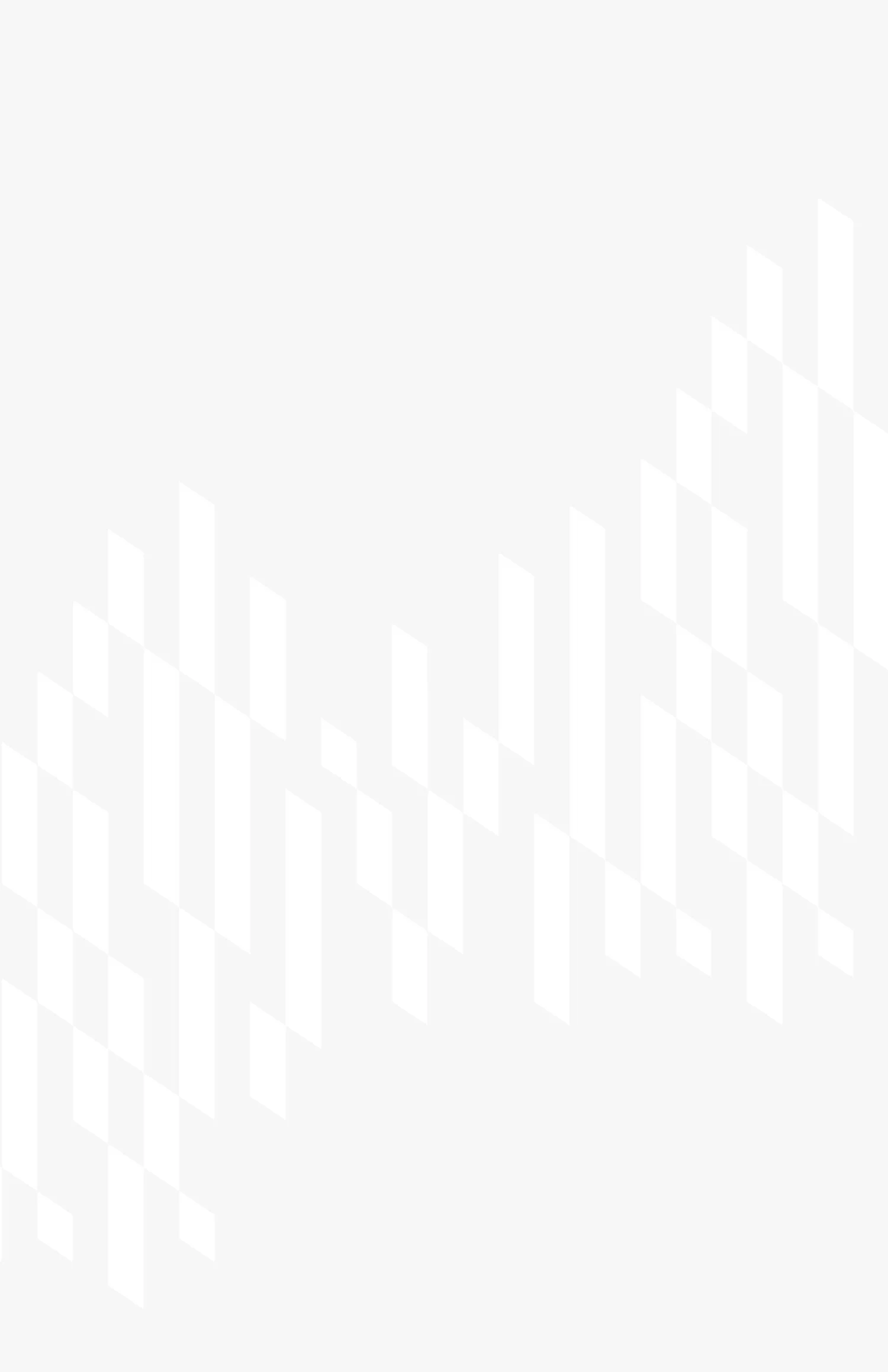 The image is mostly blank with a pattern of white and light gray geometric shapes on the right and bottom edges.