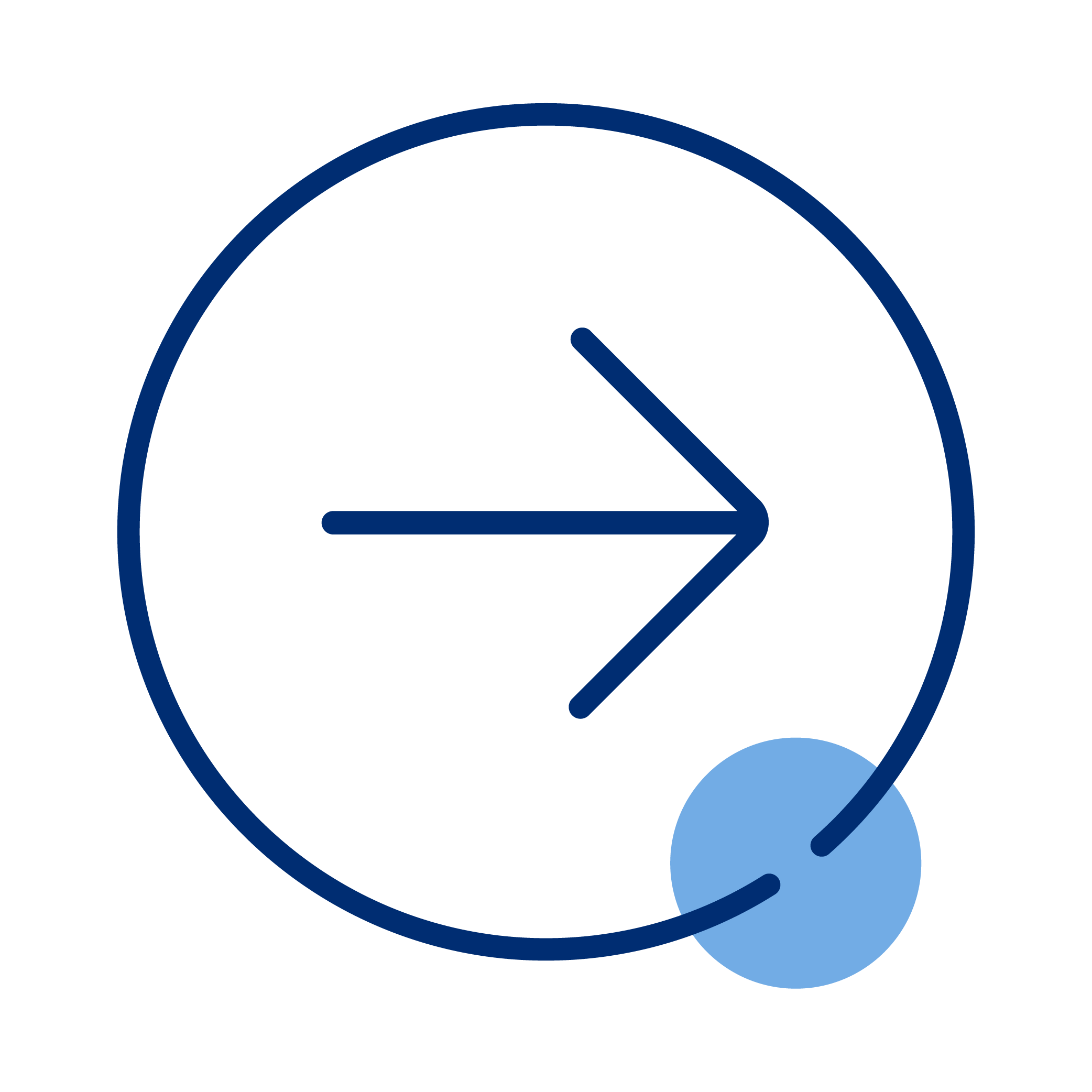 Clock with arrow pointing right and a circle with a smaller circle attached, representing an eject symbol.