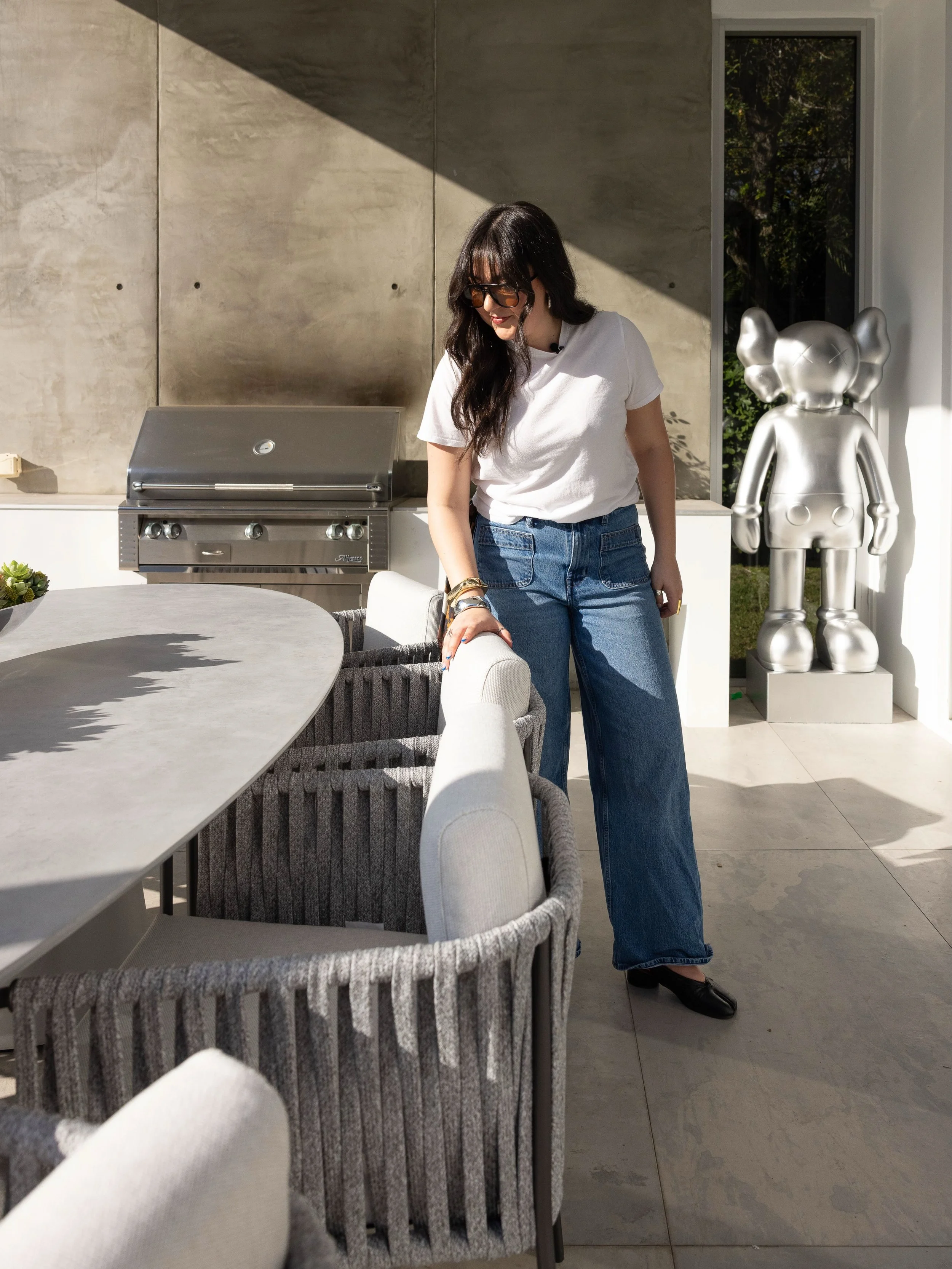 made for warm nights and long dinners🌞 🍸 
alfresco dining just in time for summer

Furniture: @clima_home 
Photography: @patriciafrancophoto