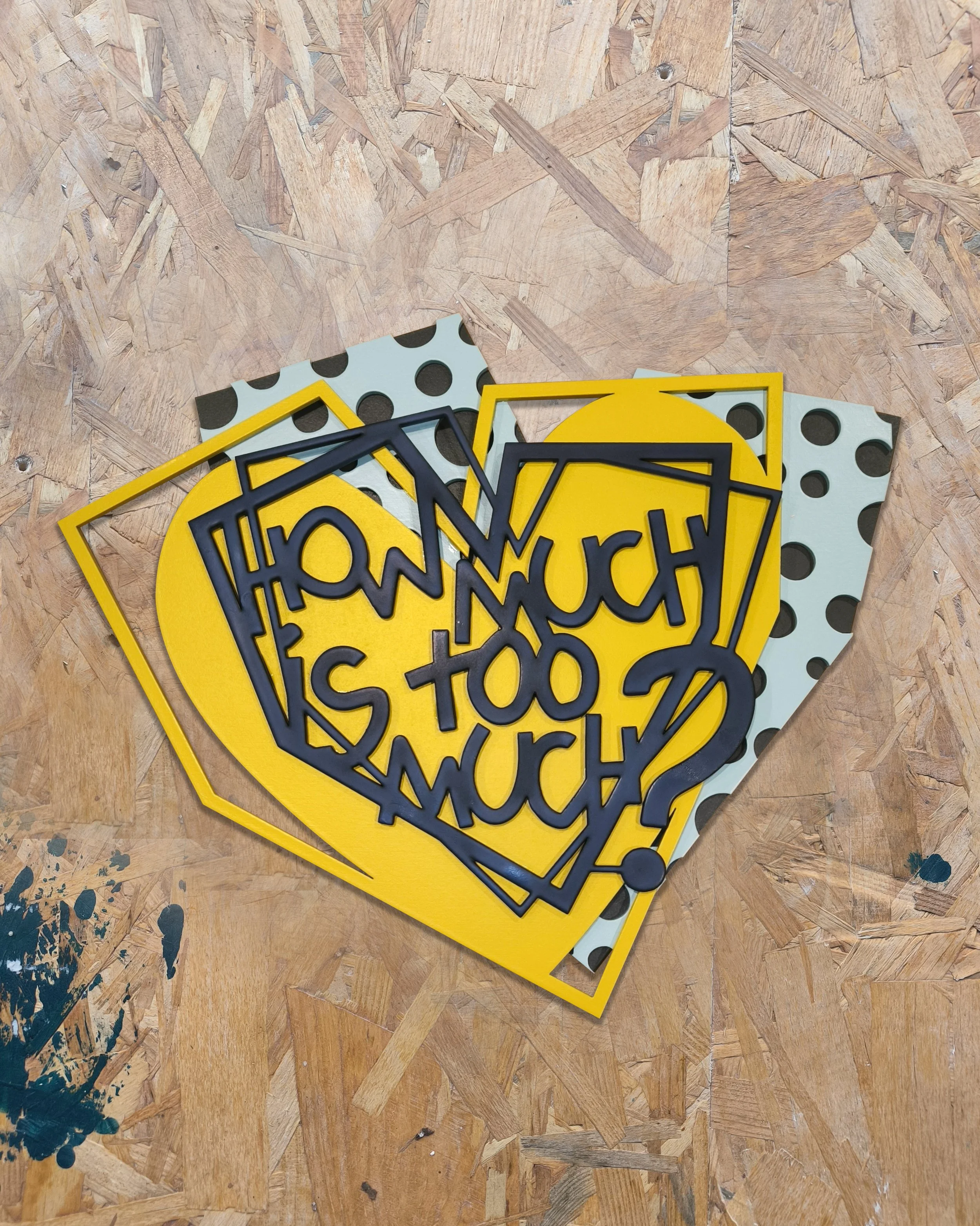 Coeur ++  How much is too much ? (édition unique jaune)