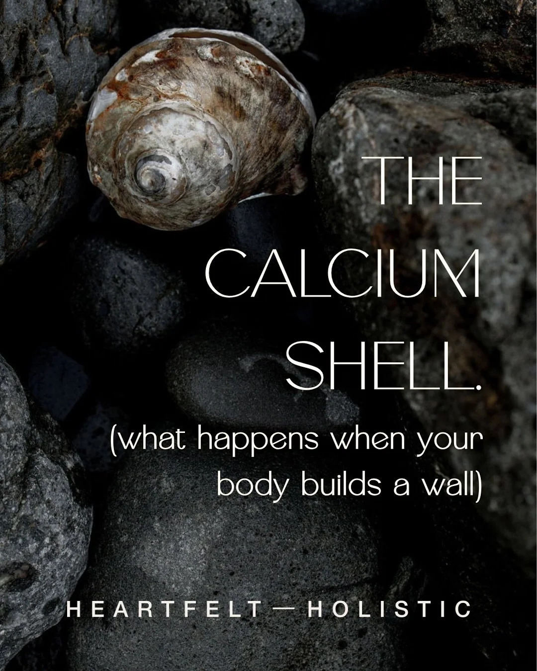 On an HTMA, I sometimes see what&rsquo;s called a calcium shell &mdash; when calcium is so high in the tissues that it acts like armour around the cell. 

It&rsquo;s the body&rsquo;s way of saying: &ldquo;I can&rsquo;t take in any more right now.&rdq