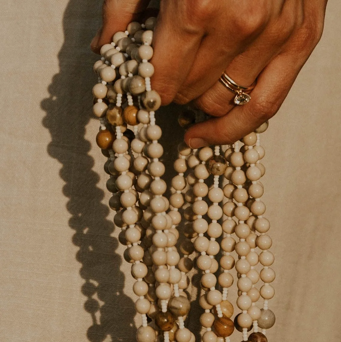 Introducing the Fossil-Lace Rosary!

This is one of the rosaries I made for the retreat I mentioned in my last post. It&rsquo;s made with Fossil Jasper gemstone Hail Mary beads and Crazy Lace Agate gemstone Our Father beads. 

⋄
⋄
⋄

#smallbusiness #