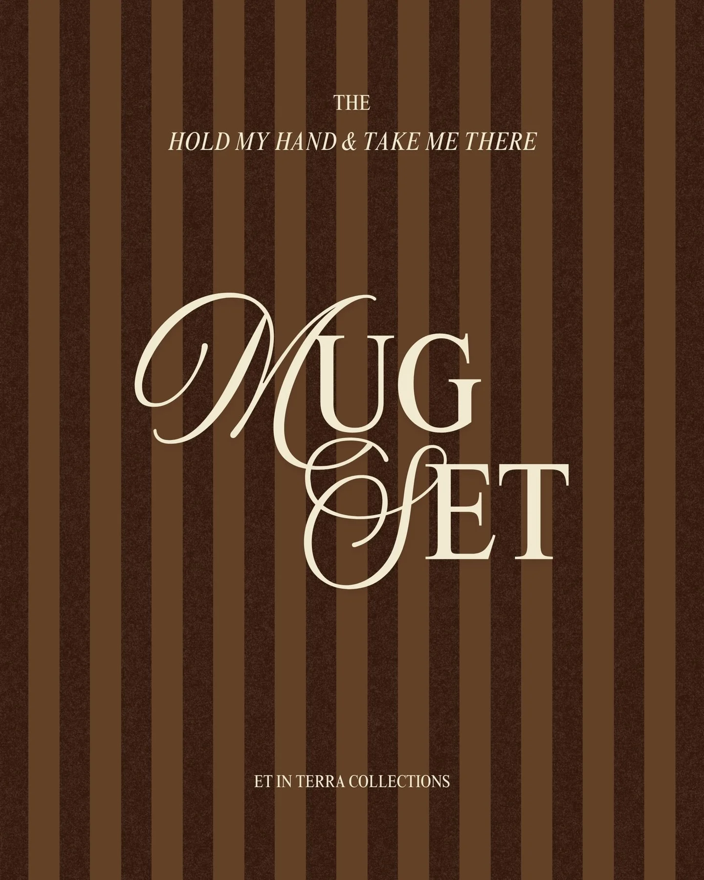 The Fourth Day Mug Set☕️☕️

A set including a Hold my Hand and Take me There mug. 

Let the pairing of these mugs make your mornings a little warmer, a little brighter, and you a little stronger.