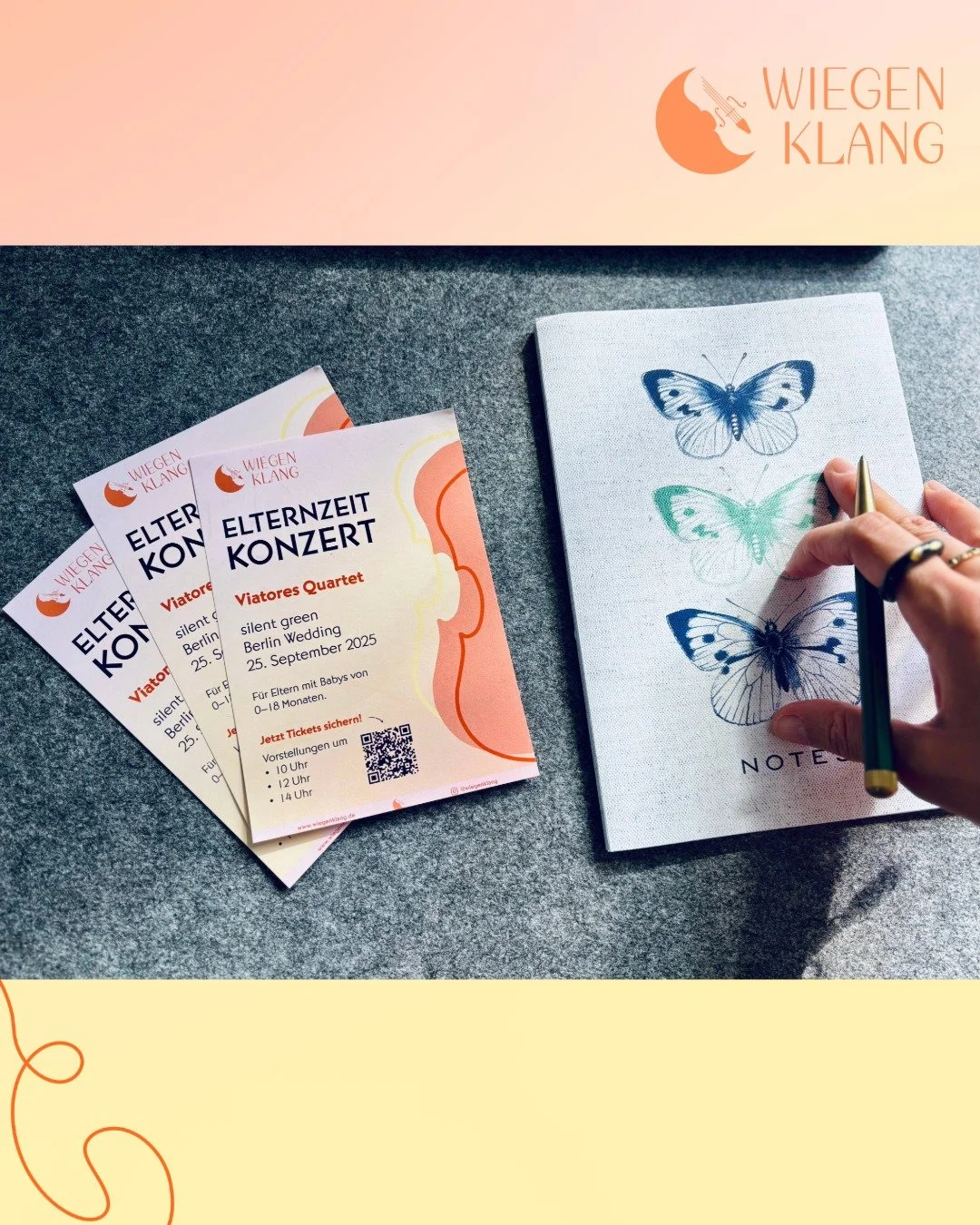 🎶 Die Vorfreude steigt!

In weniger als zwei Wochen ist es so weit: unser erstes WiegenKlang Elternzeitkonzert mit dem wunderbaren @viatoresquartet  in der sch&ouml;nen Kuppelhalle des @silent.green! ✨

Wir sind &uuml;berw&auml;ltigt von eurem tolle