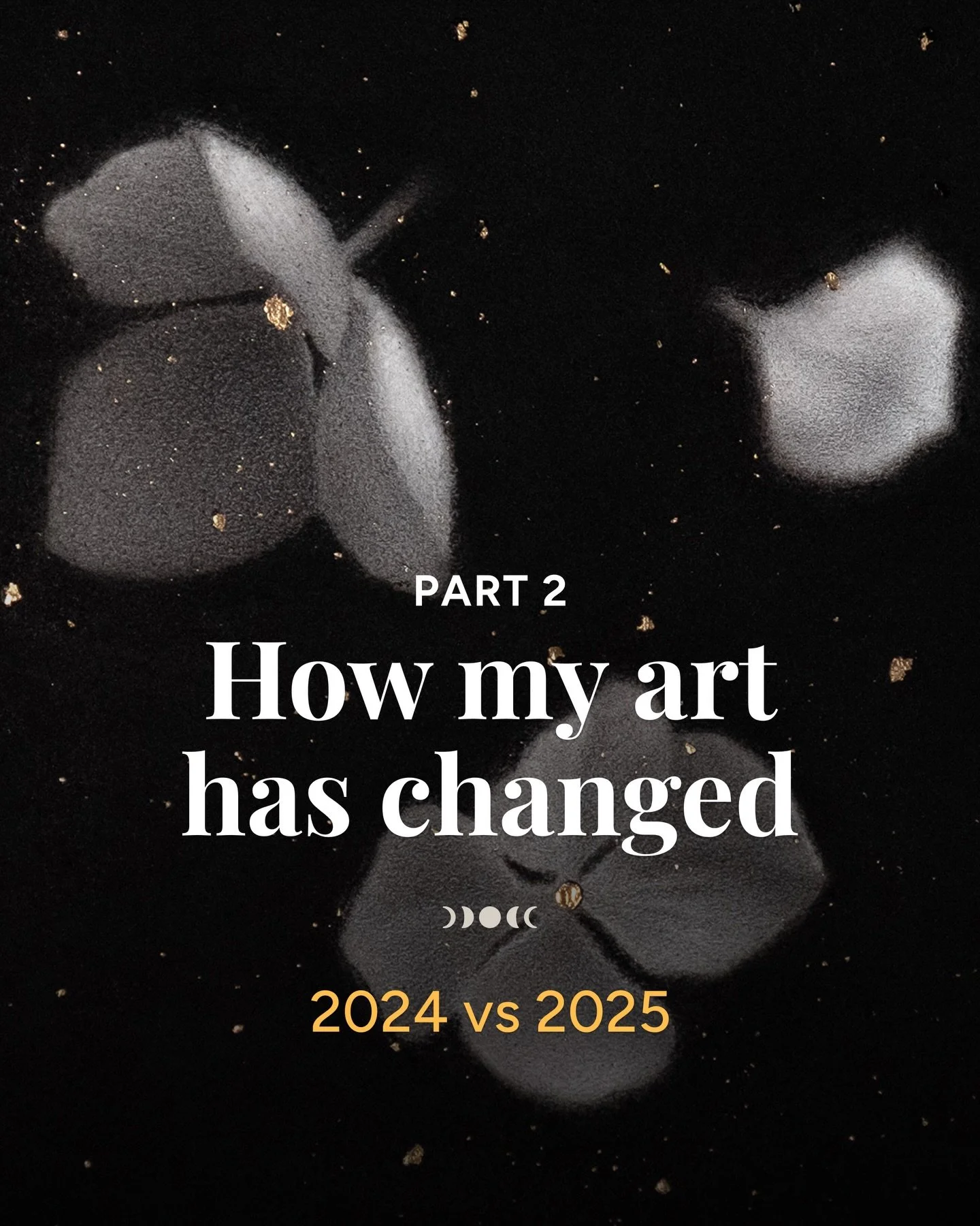 ✦ 2024 vs 2025 (part 2) ✦

2024 was about experimenting, while 2025 was about challenges. 

This is an art vs art post, but honestly, 2025 was more about me vs me. Every decision pushed me further, starting a journey that I&rsquo;m not sure where wil