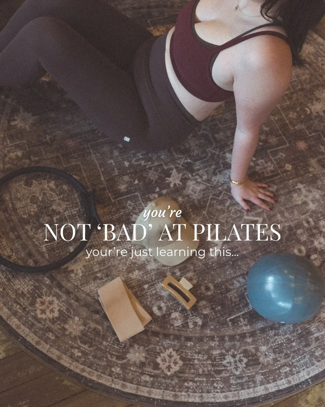 Most people think they&rsquo;re &lsquo;bad&rsquo; at Pilates their first few classes. But what&rsquo;s actually happening? ➡️

You&rsquo;re learning skills your body has probably never been taught before. Control. Awareness. Patience.

At our Pilates