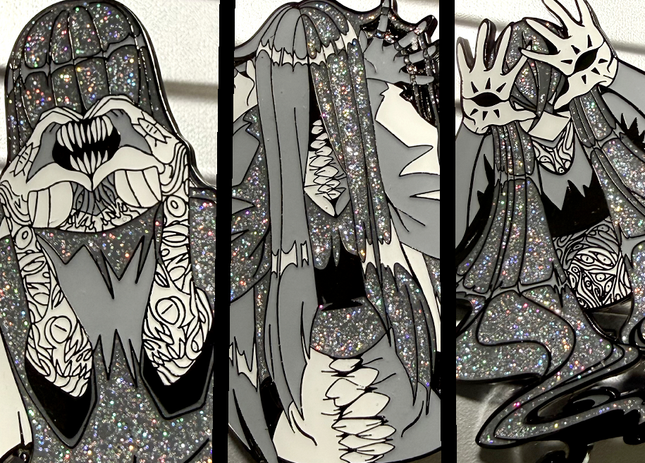 HEARSEESPEAK [SILVER] [Glitter Enamel Pin]