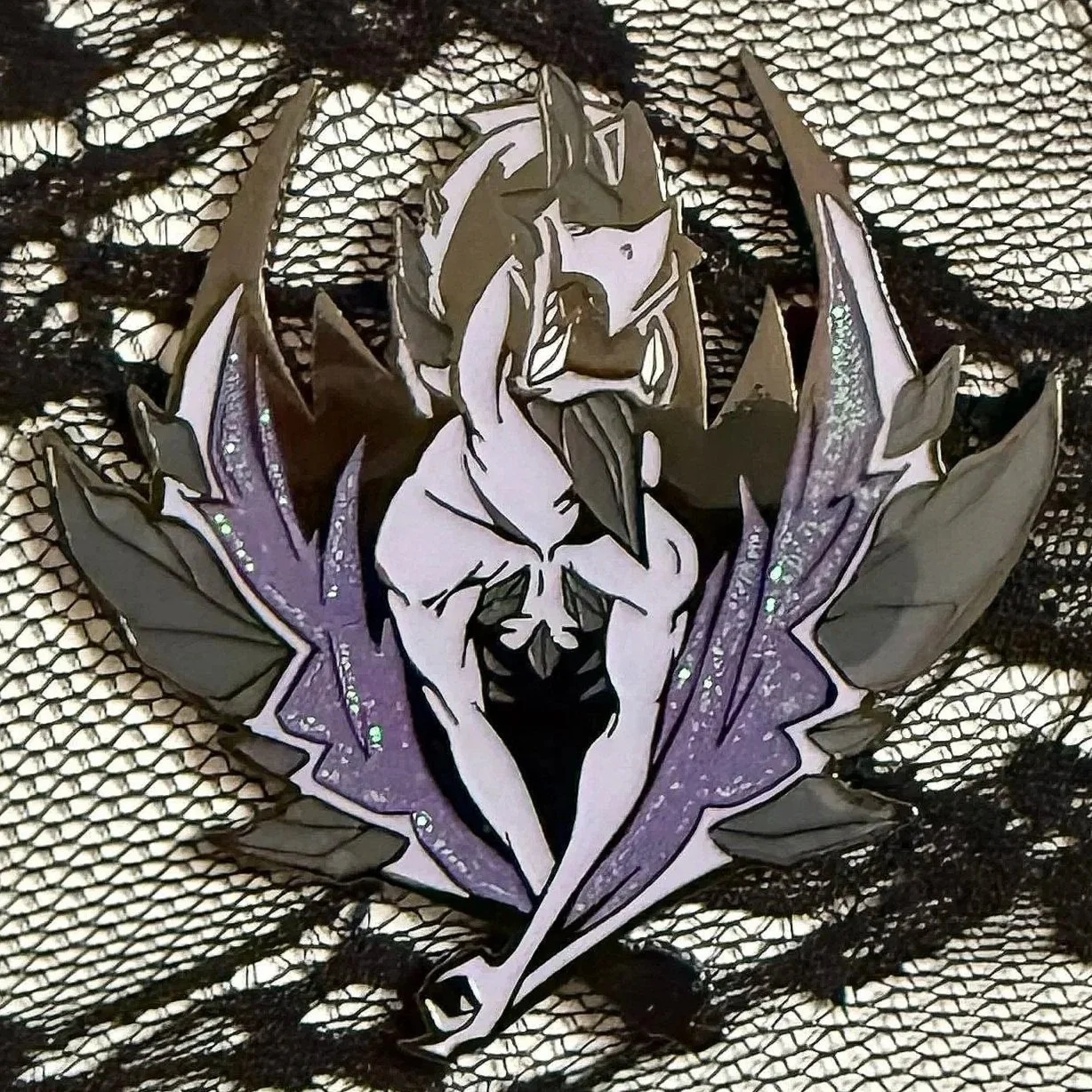 MEGA AERODACTYL [Glitter Enamel Pin]