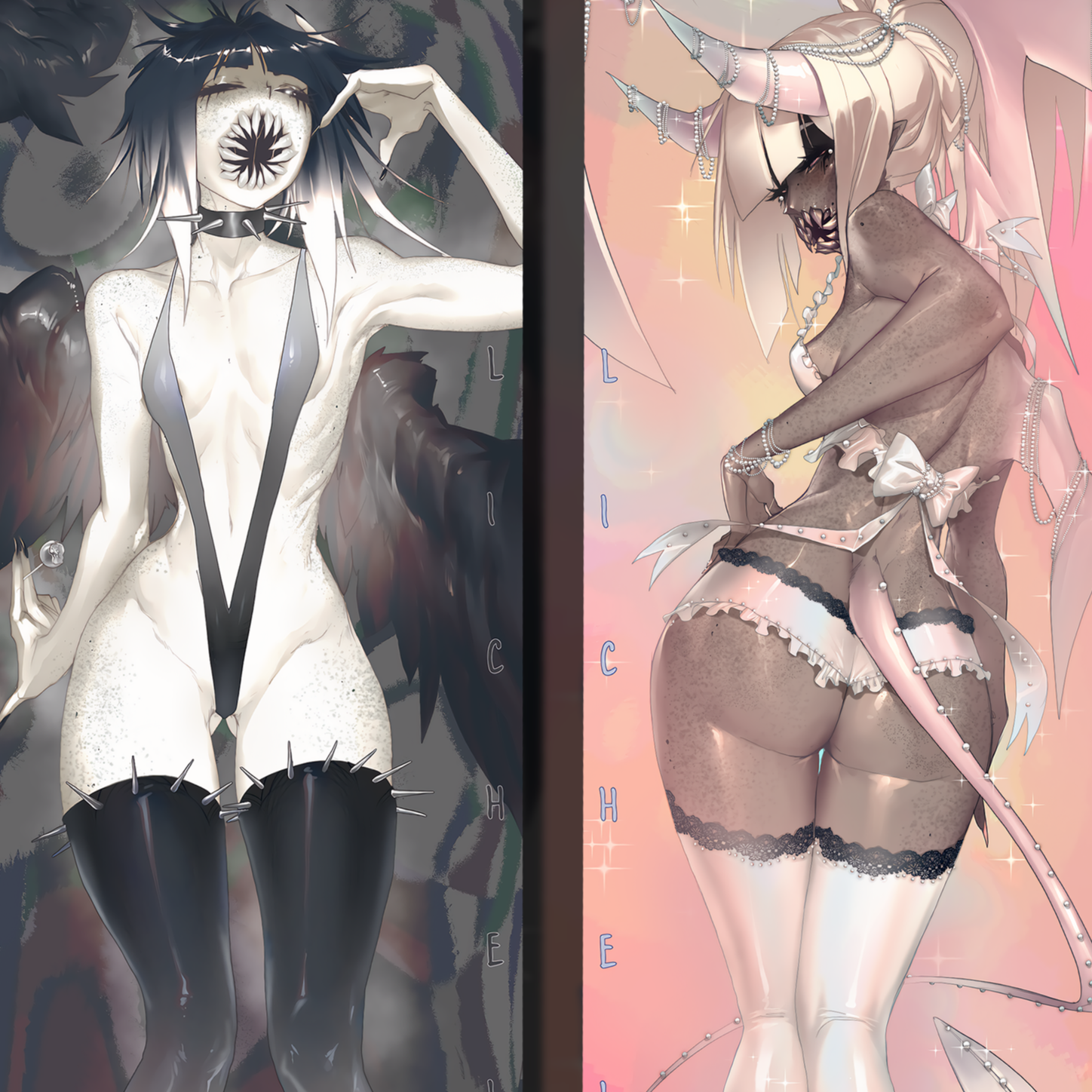 Angelbab + Devilbab DAKI [BODY PILLOW]