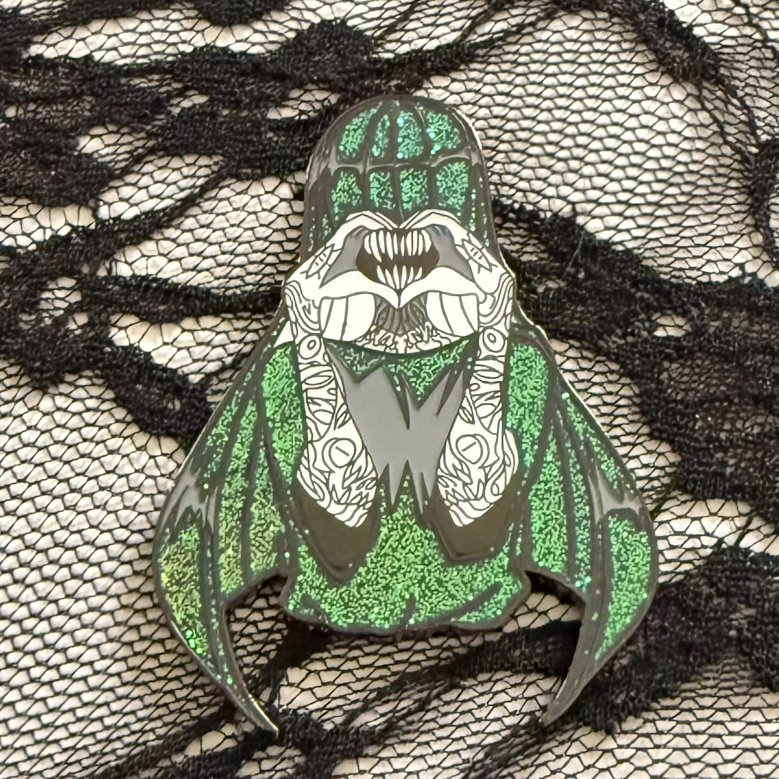 SPEAK NO EVIL [Glitter Enamel Pin] (Copy)