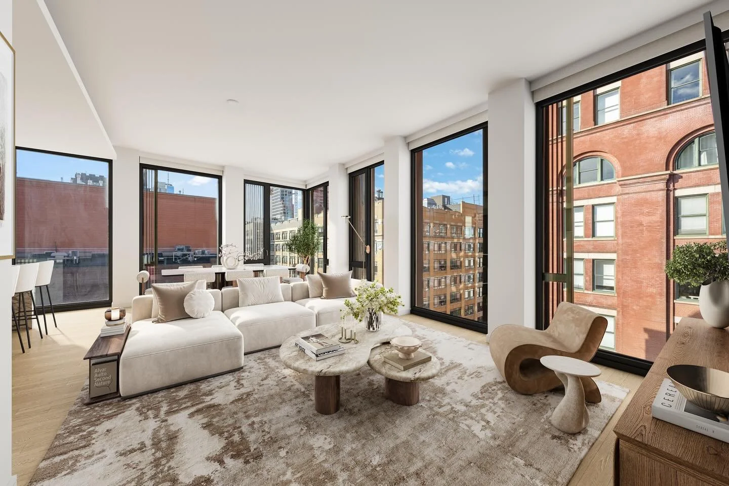 In Contract, Off-Market - $5,550,000
100 Barrow Street, 9A
2 Bed | 2.5 Bath

Residence 9A at 100 Barrow captures the essence of West Village living through a balance of warmth, craftsmanship, and quiet sophistication. From the moment of entry, natura