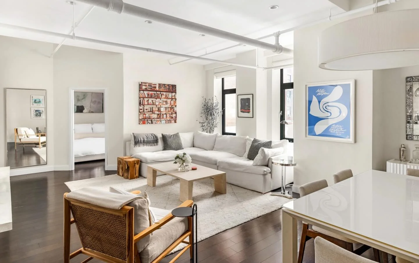 Just Listed - $2,895,000
14 East 4th Street, 803
2 Bed | 2 Bath

Introducing Residence 803 at the renowned Silk Building, a rare offering of style, scale, and history. Beautifully renovated, this two-bedroom, two-bath duplex is ideally positioned on 