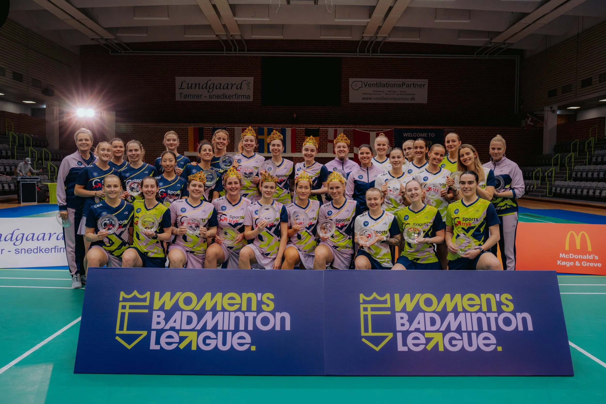 Team McDonald's took the title at Women's Badminton League 2025