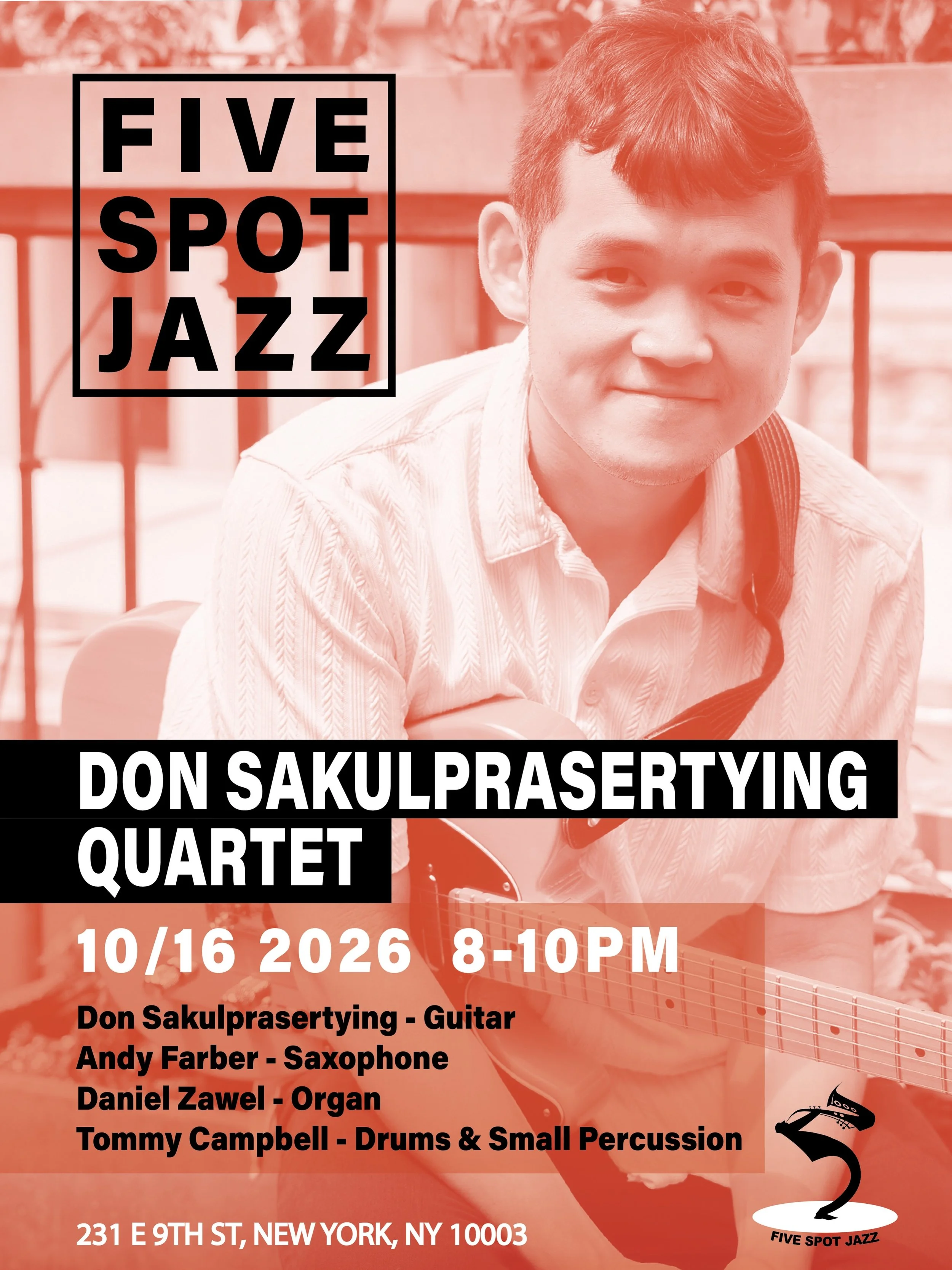 🎷 OCT 16 (FRI.)
[DON SAKULPRASERTYING QUARTET] @donny_skpsy 

🎼 Don Sakulprasertying is a Bangkok-born musician based in New York City and a student at The Juilliard School. A member of the Young Artists Music Program, Don brings his passion for ja