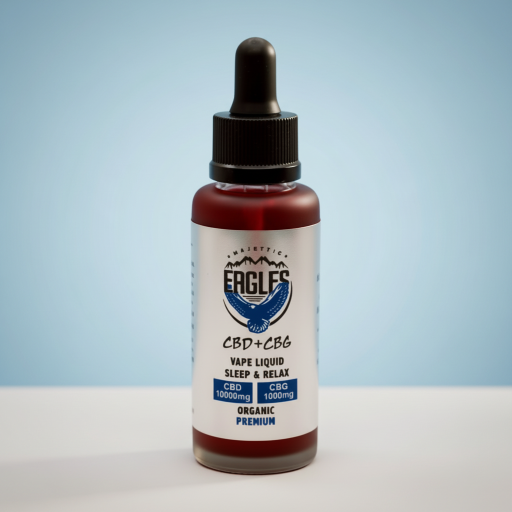 Eagles Majestic 50ML CBD 10000MG + CBG 1000MG - Cherry Flavour