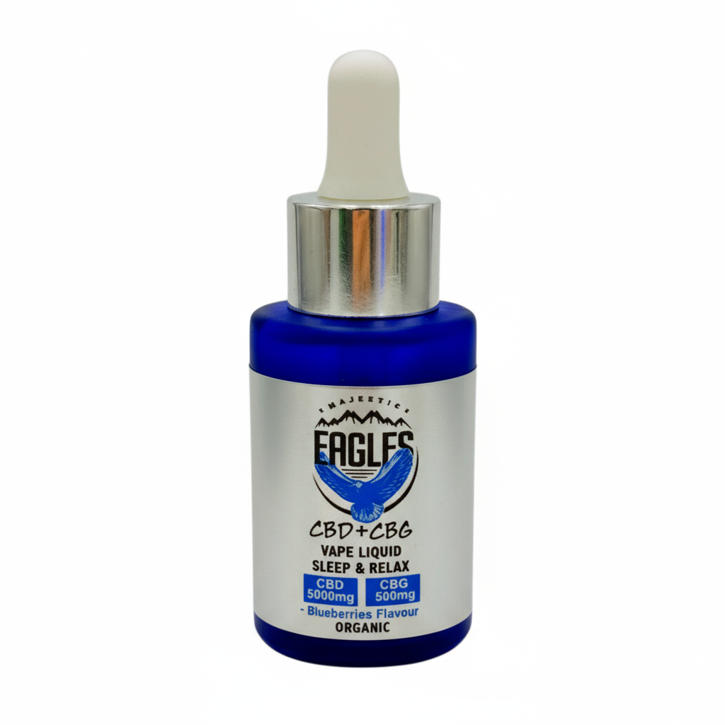 Eagles Majestic 30ML CBD 5000MG + CBG 500MG - Blueberries Flavour