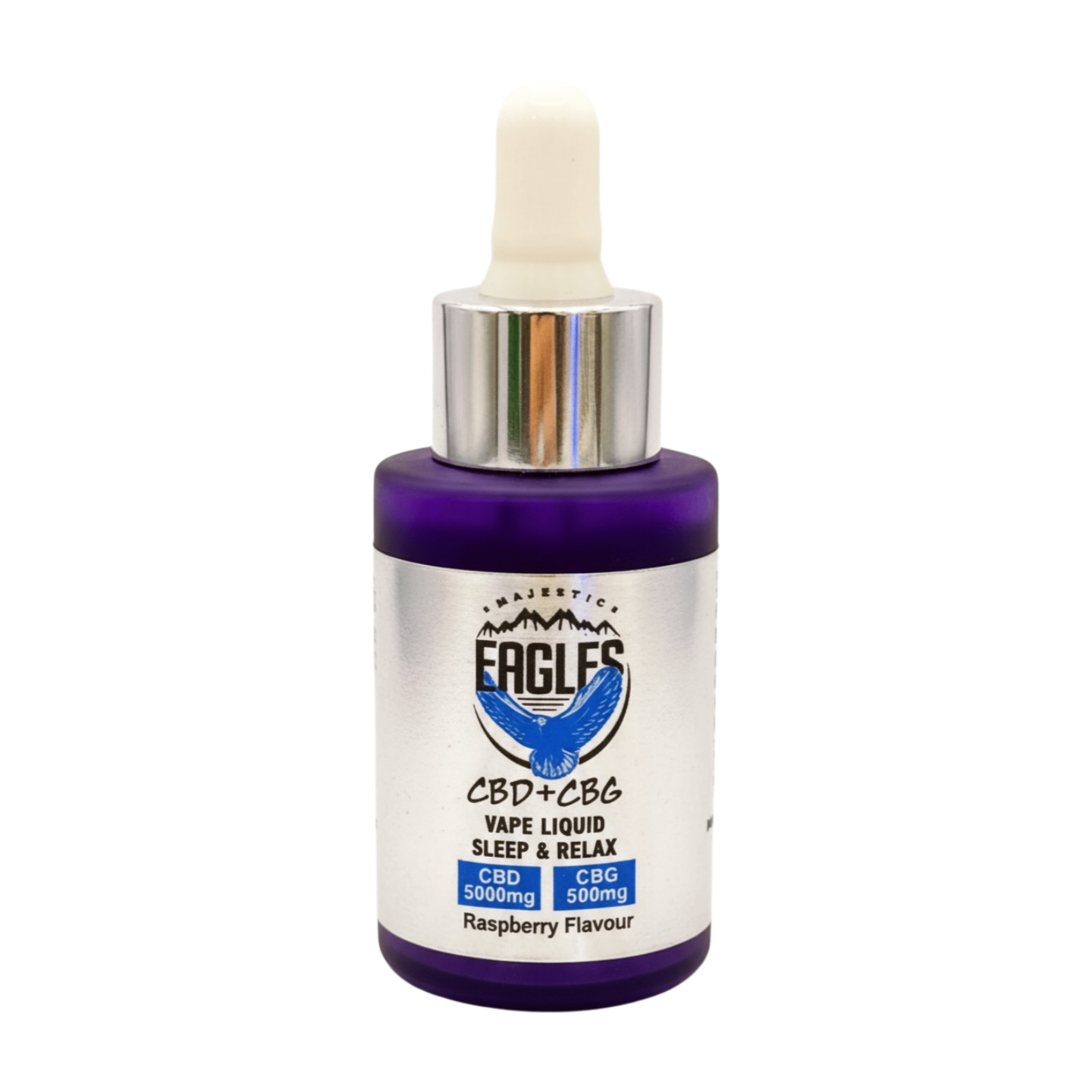 Eagles Majestic 30ML CBD 5000MG + CBG 500MG - Raspberry Flavour