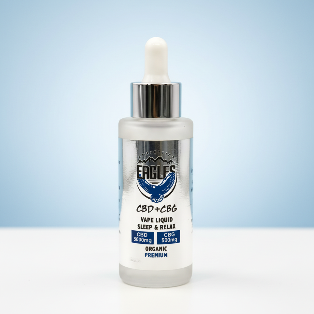 Eagles Majestic 50ML CBD 5000MG + CBG 500MG - Lemon Flavour