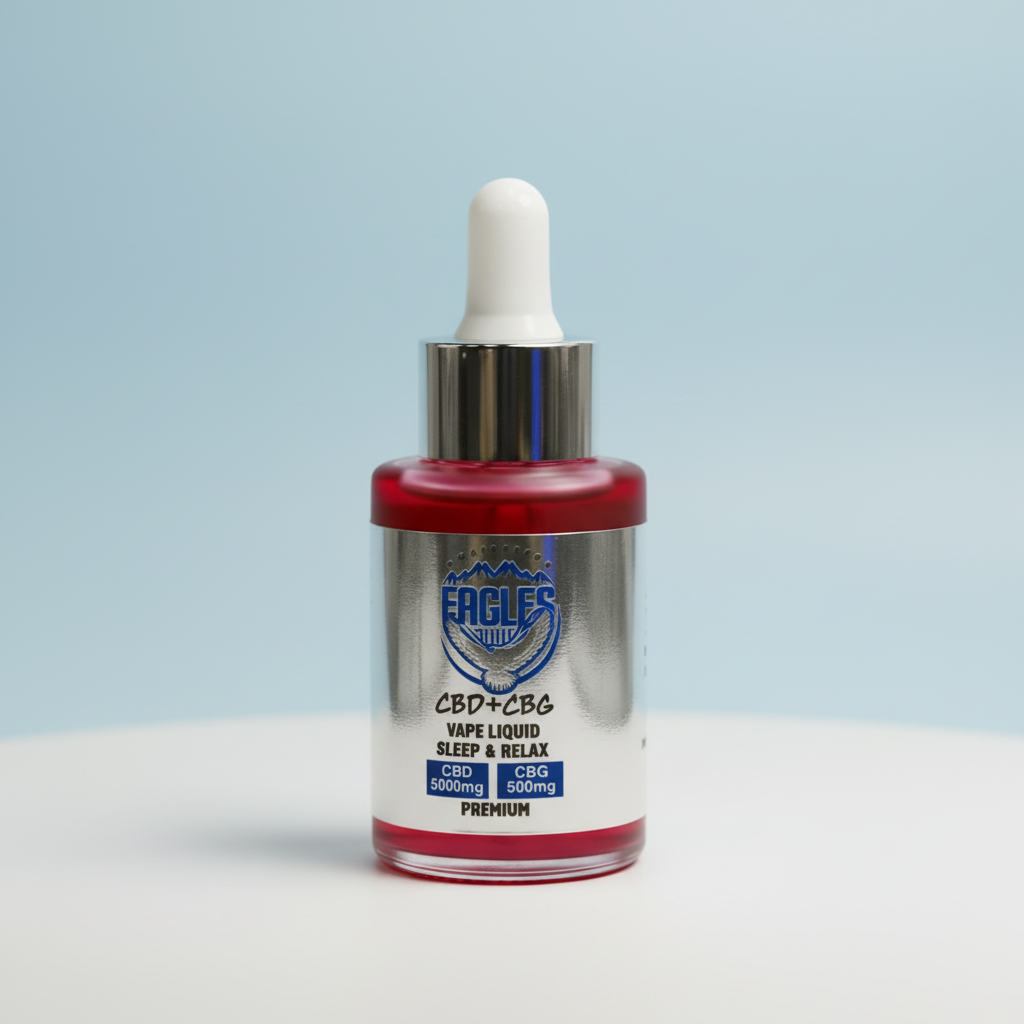 Eagles Majestic 30ML CBD 5000MG + CBG 500MG - Cherry Flavour