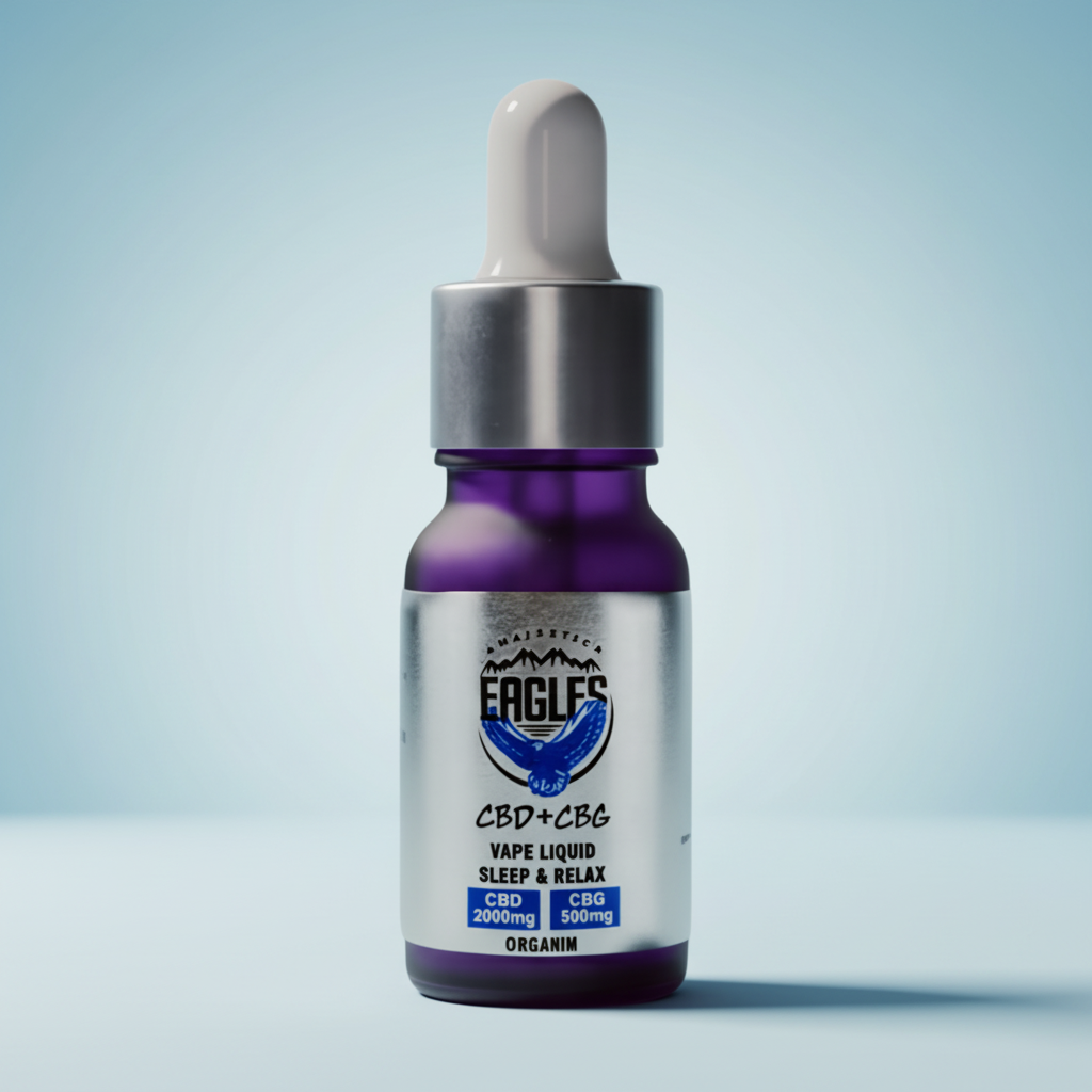 Eagles Majestic 10ML CBD 2000MG + CBG 500MG - Raspberry Flavour