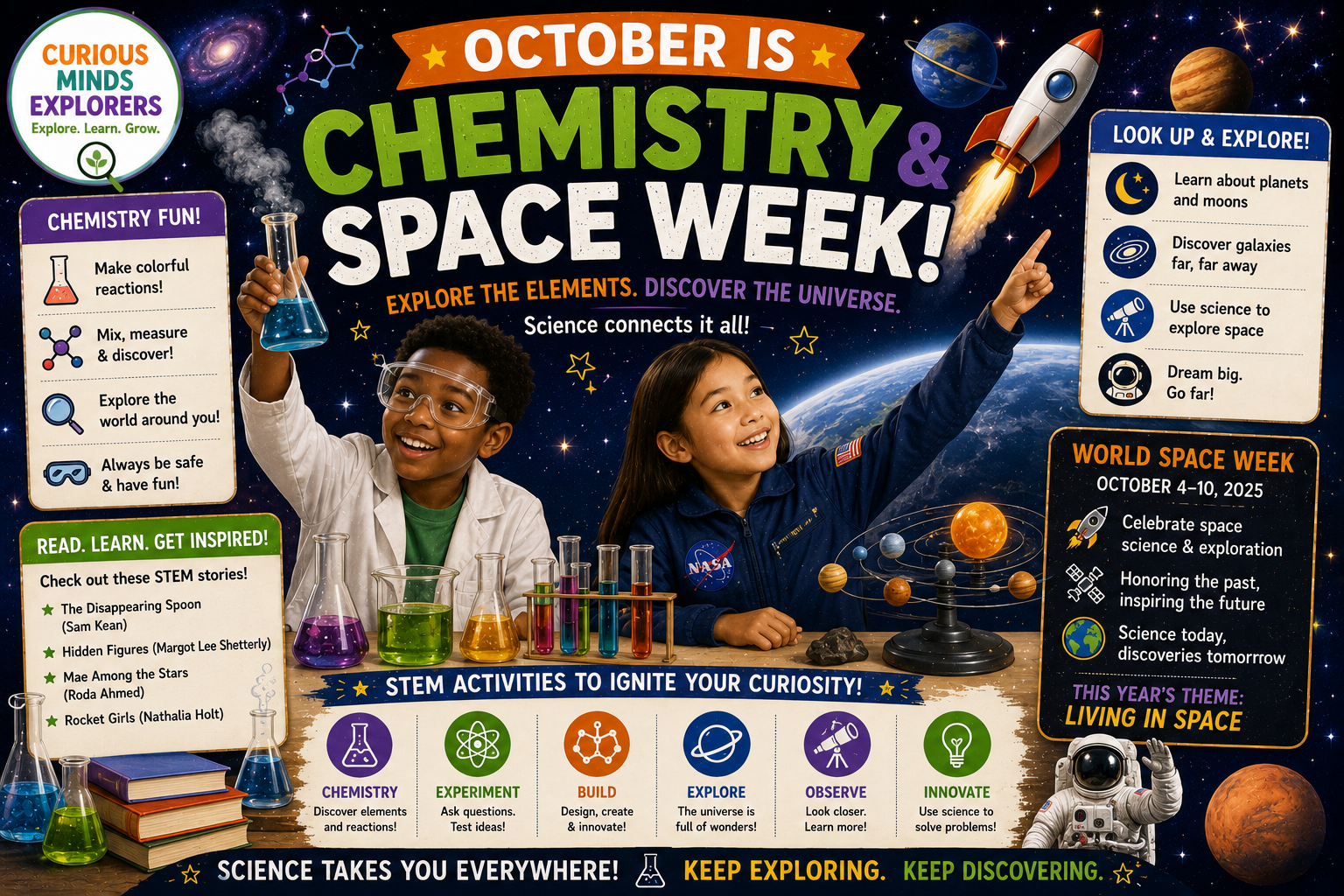October: Chemistry & Space Week