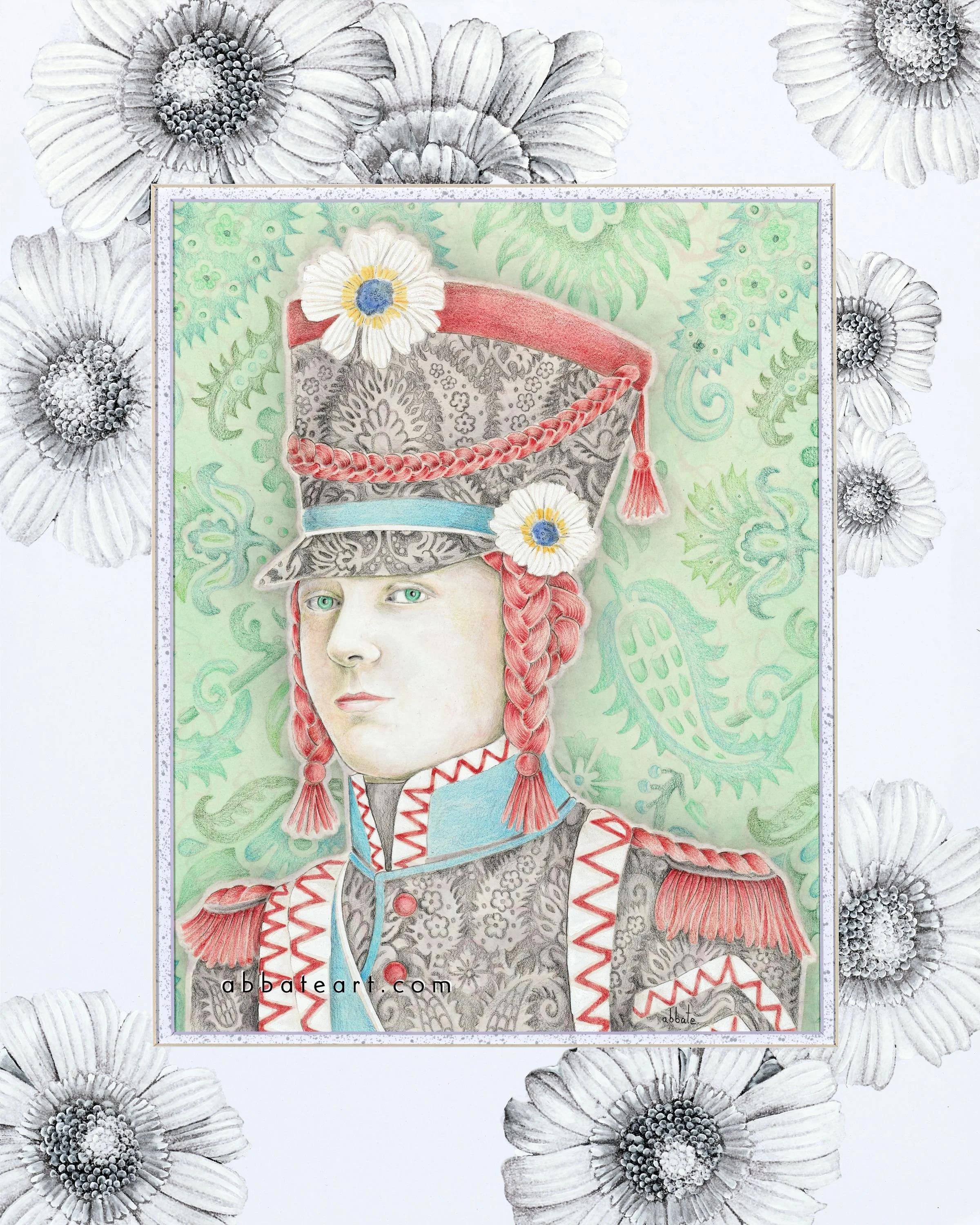 Painted Bone Flower Drummer of the 2nd Infantry Regiment