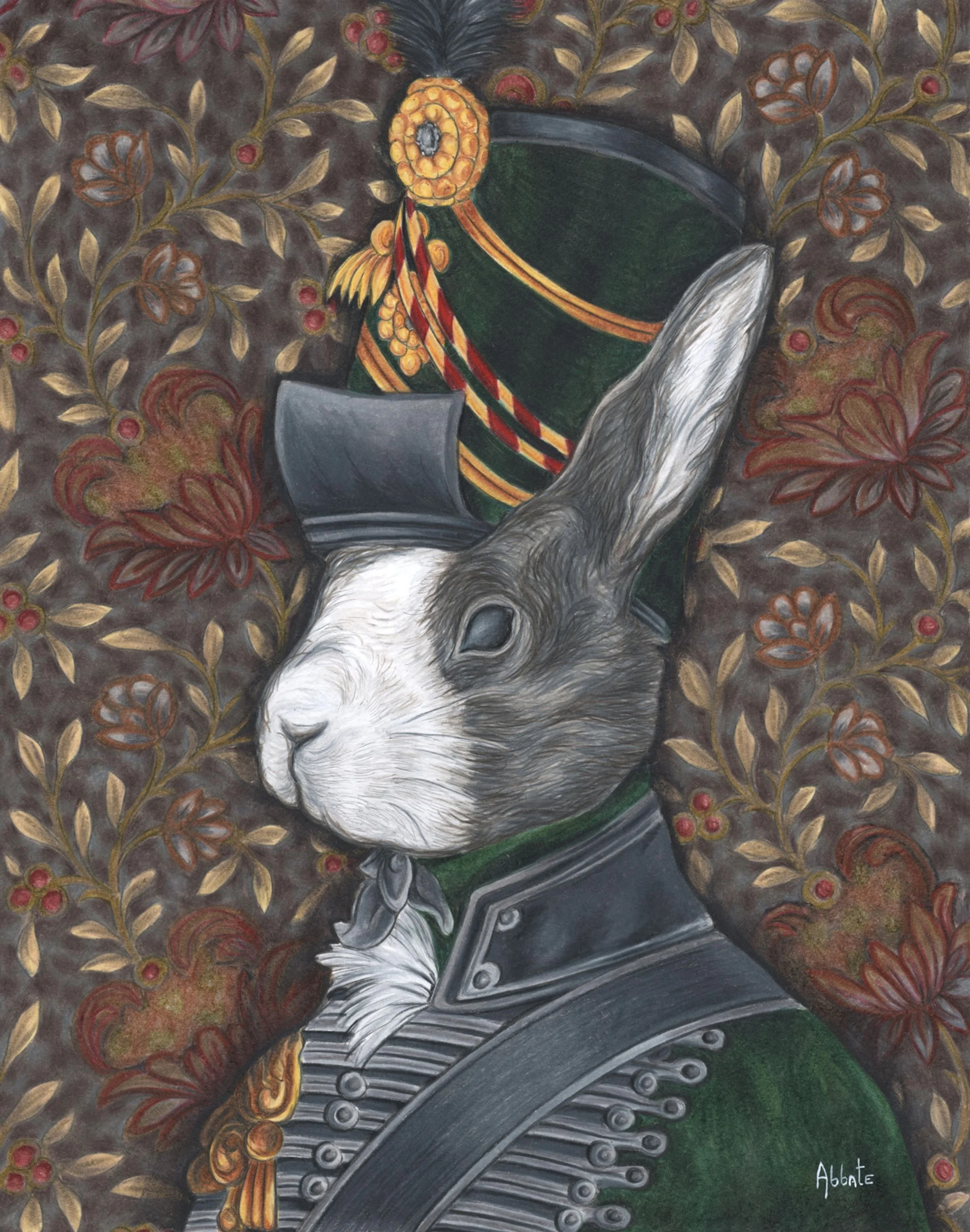 Wellingtons Rabbit Army - Officer 2nd Light Battalion Print.jpg