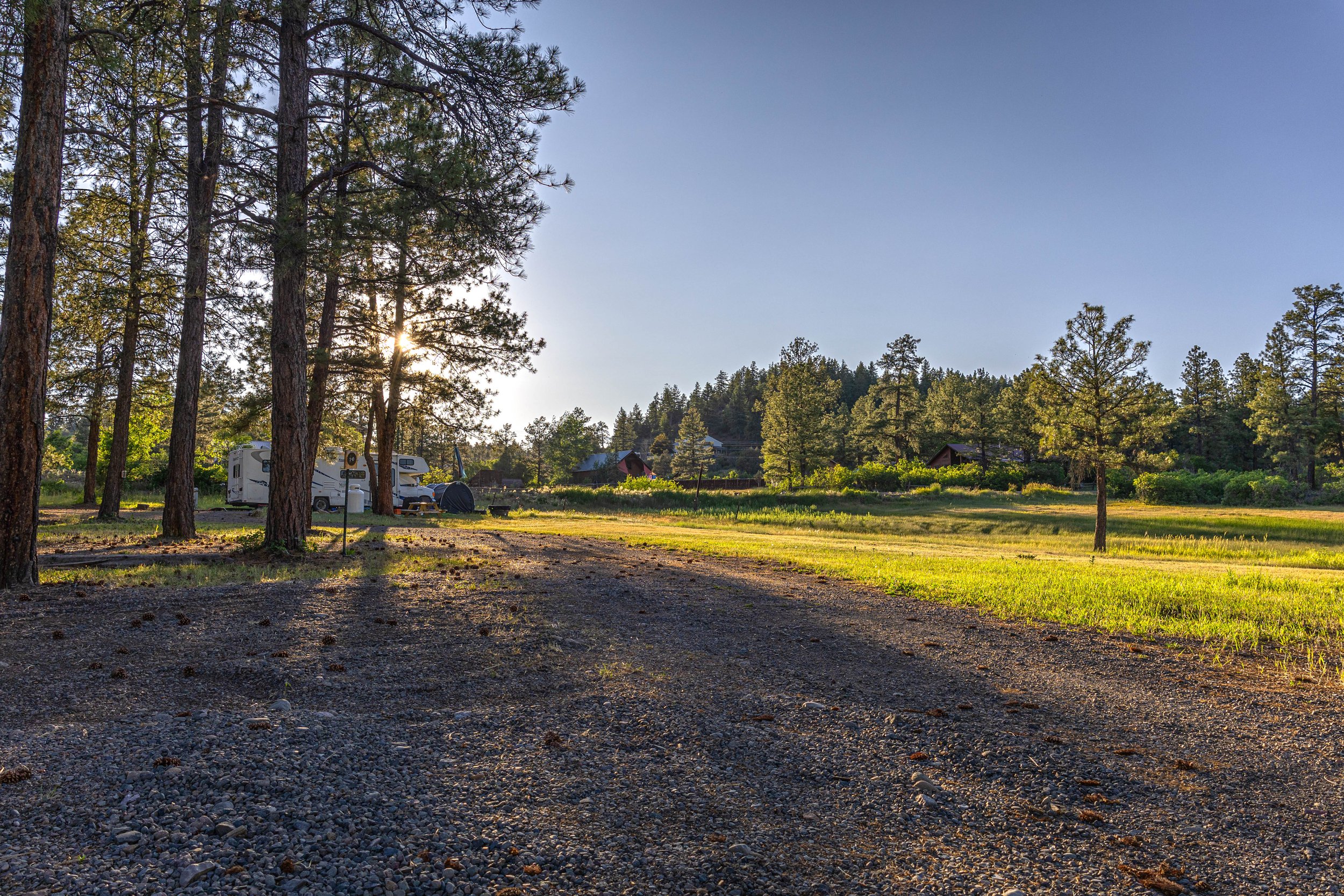 The meadow next to Basecamp Pagosa