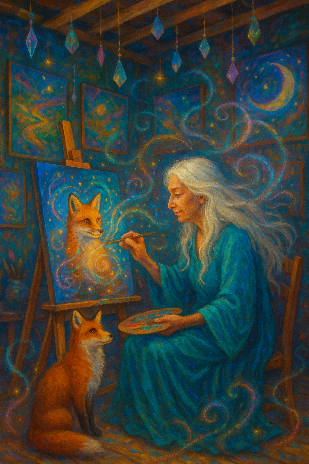 🖌️💫 “Just create, my dear. That’s where the magic lives.”