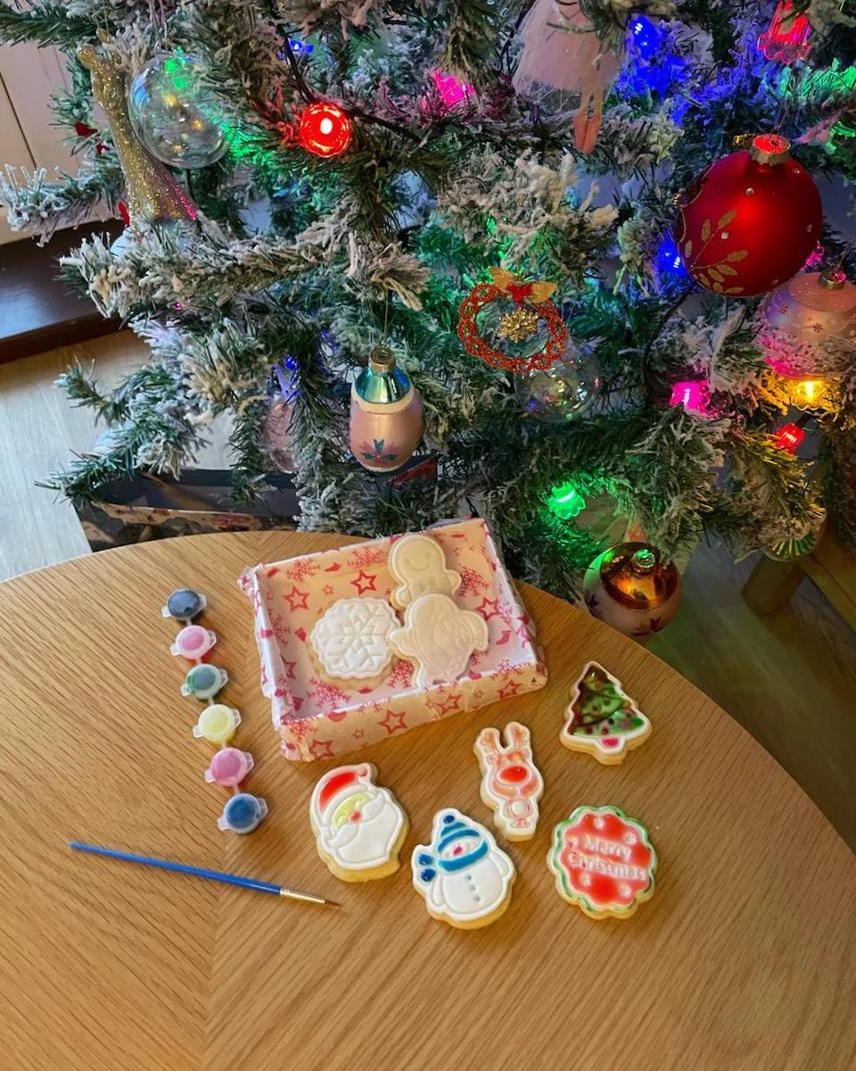 We have few Paint Your Own Cookie kits available. 

If you message us we can arrange a convenient time for collection. 

These will keep right up until Christmas so they are a perfect activity during the school holidays or a great addition to Christm