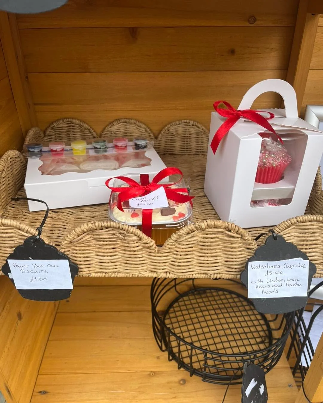 There is just 1 each left of the Paint Your Own Biscuits, Chocolate Tray Bake and Vanilla Cupcake. Grab them before they go. If you fancy all three of them then you can have them for &pound;12 instead of &pound;16. 

We also still have a couple of Br