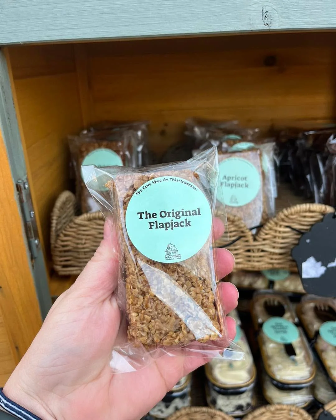 It may be a bit wet but you can cheer yourself up with cake! 

We have a lovely selection of bakes on offer today. 

As always we have Triple Chocolate Brownies-these are incredibly popular and sell so quickly. 

New to the shed this weekend are Flap