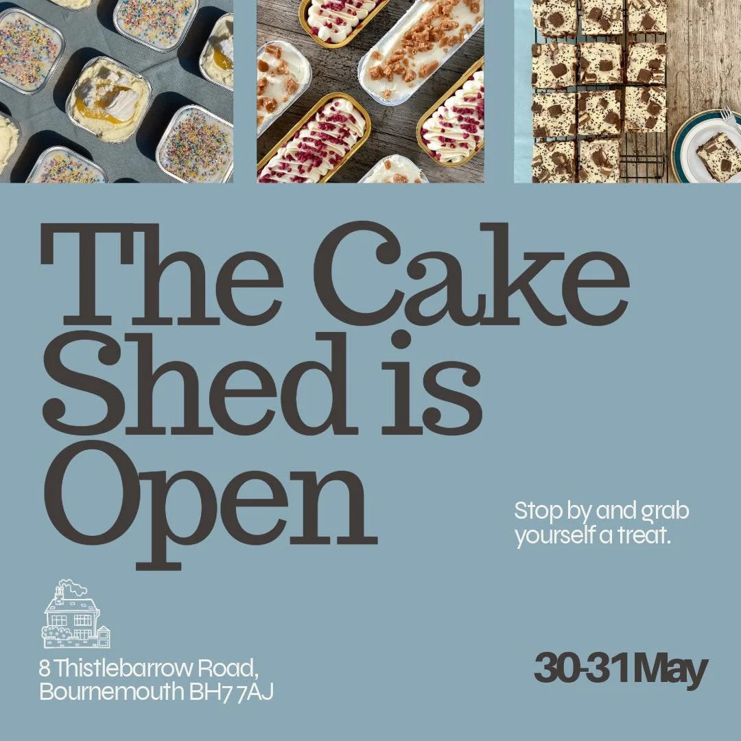 At the end of a lovely half term break we are back open. 

We have some new bakes this week along with our much loved favourites. 

In this shed you&rsquo;ll find Chocolate Brownies, Fruity Flapjacks and Lemon Drizzle Loaf Cake. 

Added to that this 