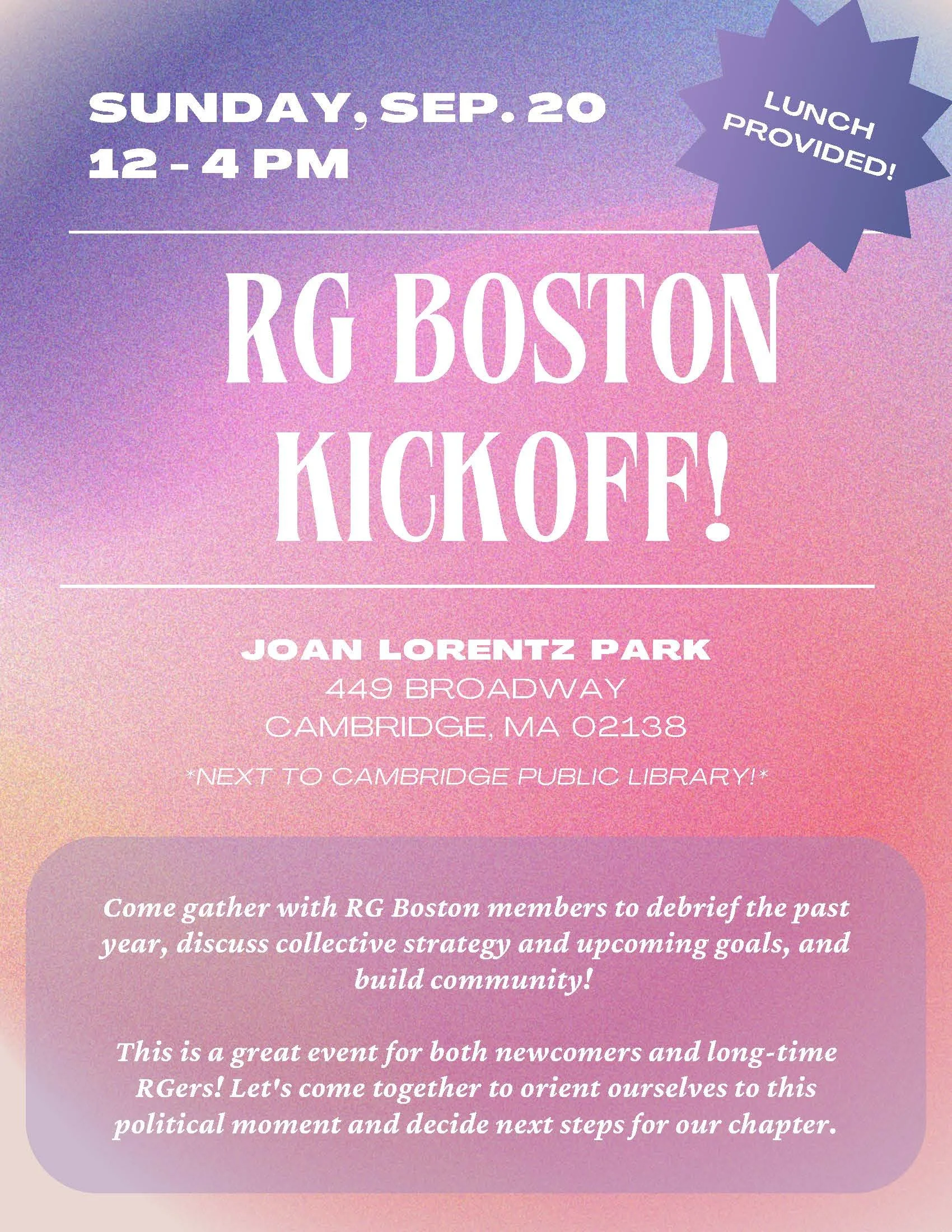 Fall Kick-Off!