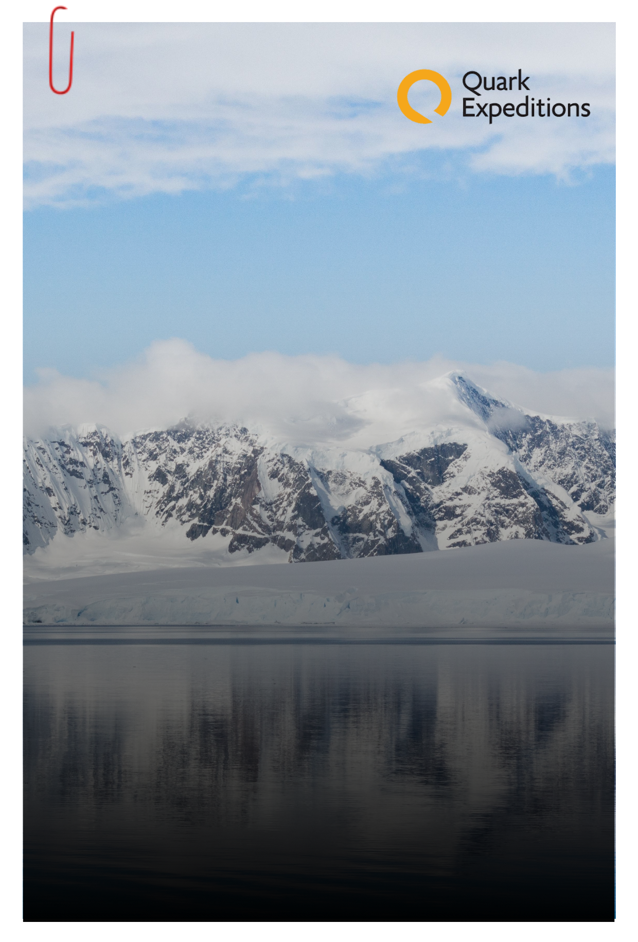 Antarctic snowy mountains for Block+Tackle's Quark Expeditions Lifecycle Nurture Loyalty Program Case Study