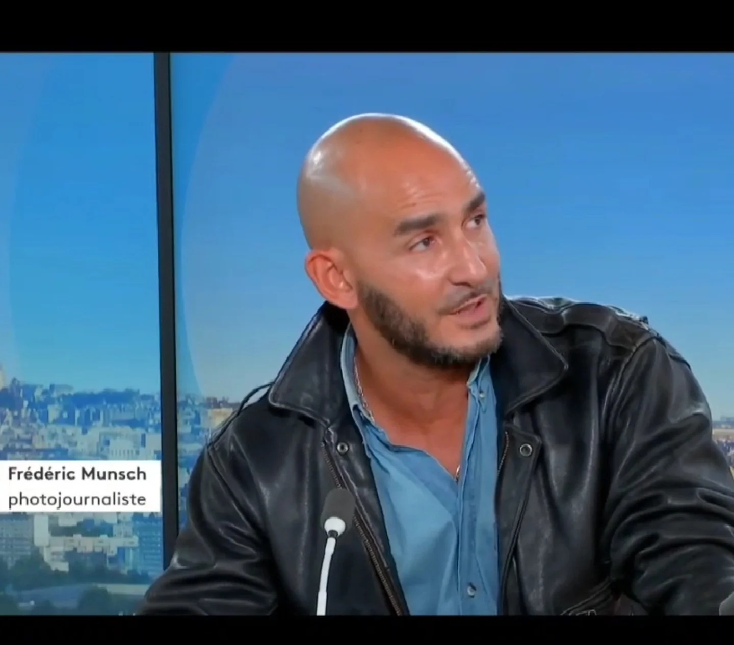 Frederic Munsch" sur le plateau de France Info TV