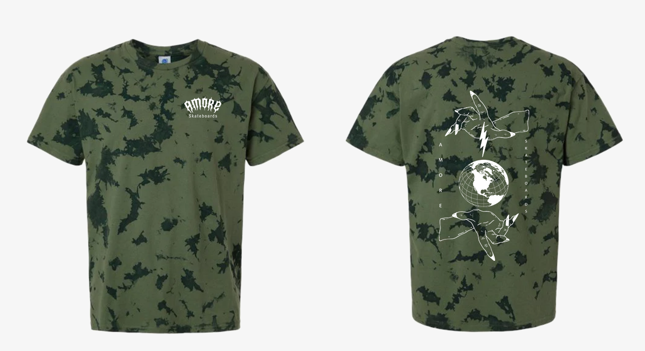 Green Smudge Shirt - Large