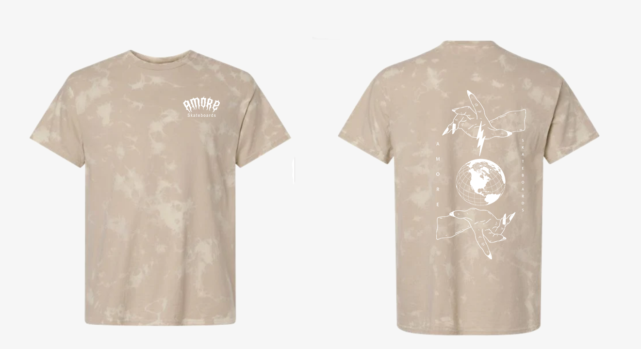 Tan Smudge Shirt - Medium