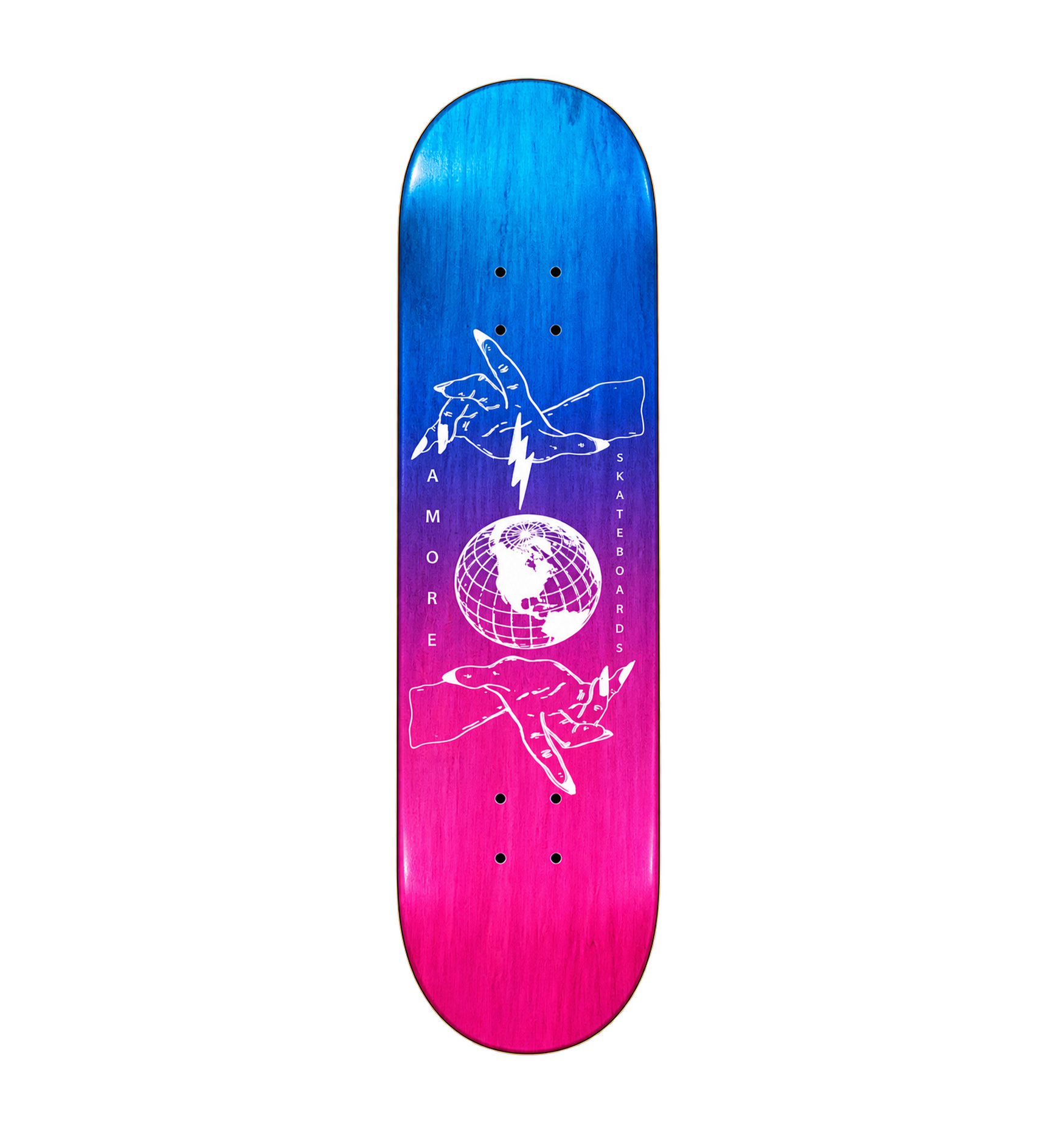 Pink and Blue Fade // 7.75