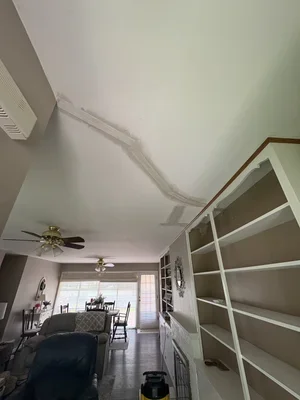 Drywall Crack Repair in Hutchinson, KS, Salt City Construction.