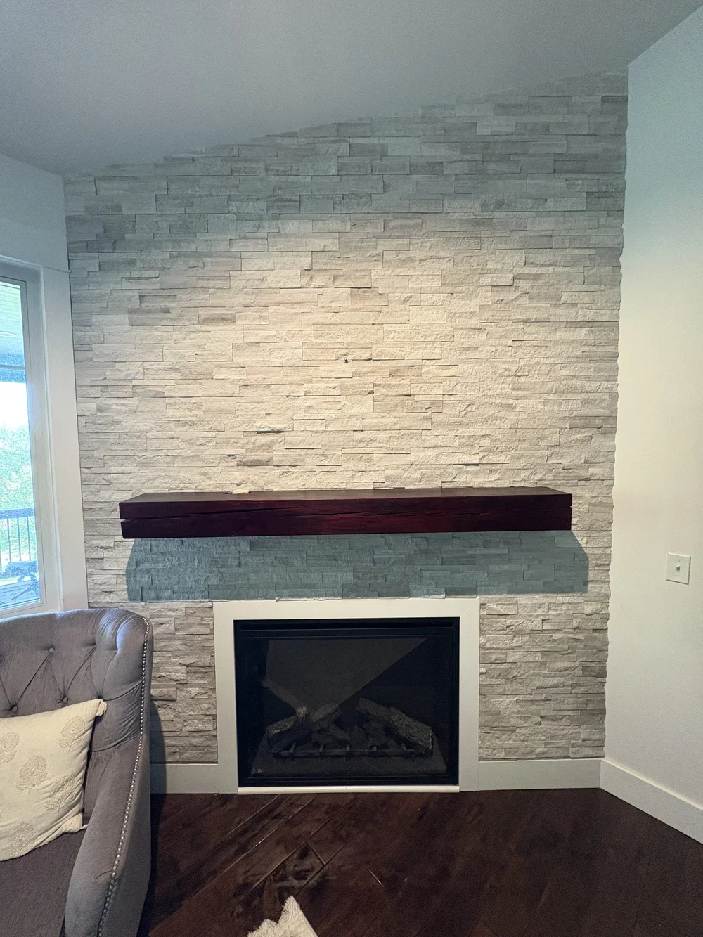 Fireplace Resurfacing in Hutchinson, KS, Salt City Construction.
