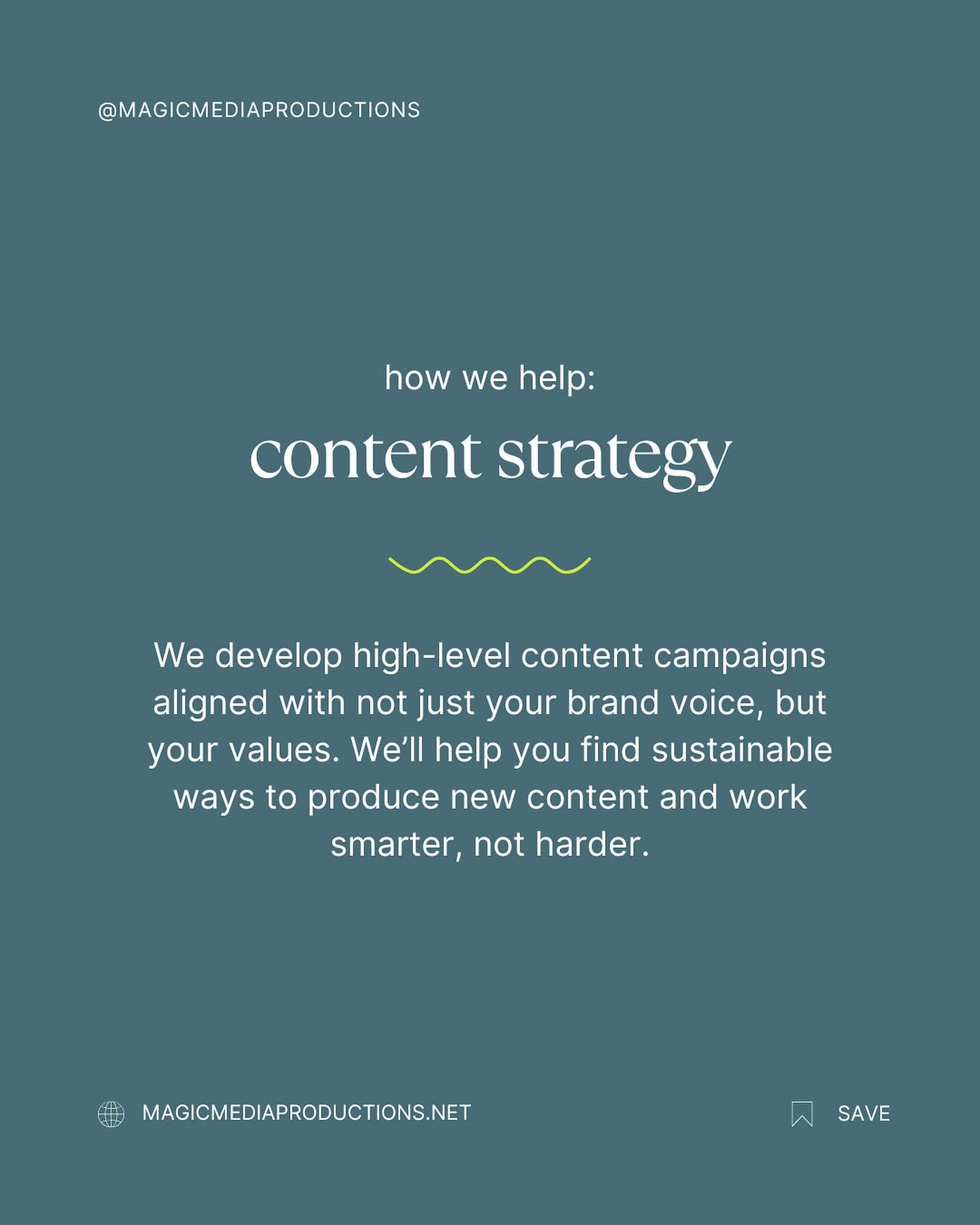 Your content should work for you, not wear you out. ✨
We build strategy-led campaigns that speak to your brand&rsquo;s voice and values so you can create sustainably, show up with purpose, and grow without burning out.

Ready to work smarter, not har
