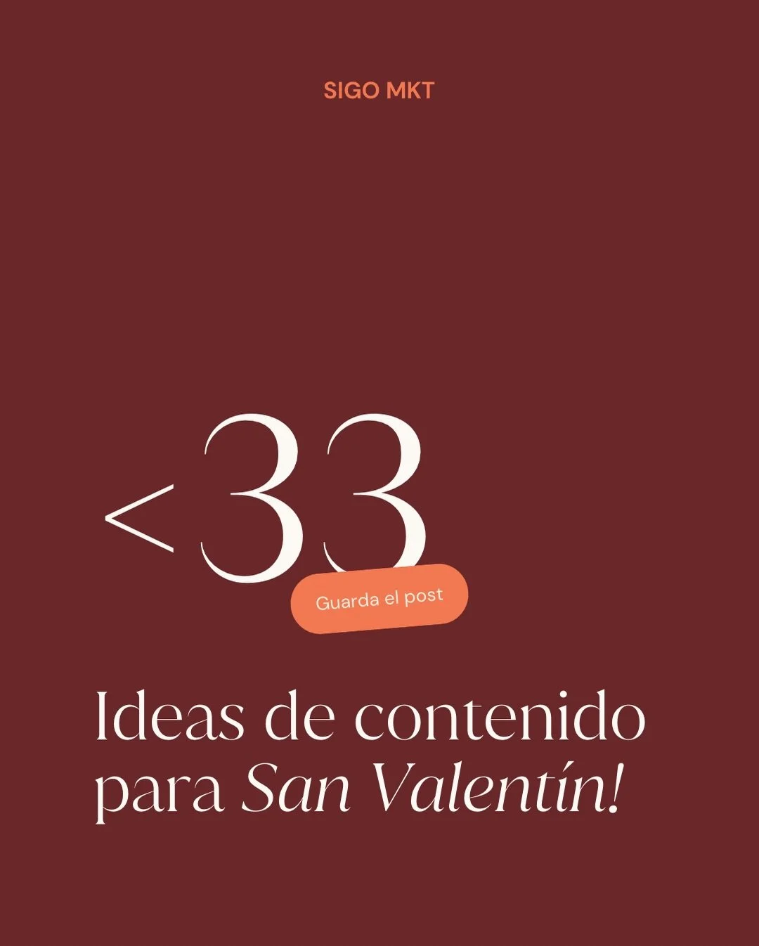 En temporada alta no basta con estar presente, hay mucha competencia ah&iacute; afuera 👀

Fechas como San Valent&iacute;n son una oportunidad, pero solo si tu contenido logra diferenciarte, conectar y guiar la decisi&oacute;n de compra.

No se trata