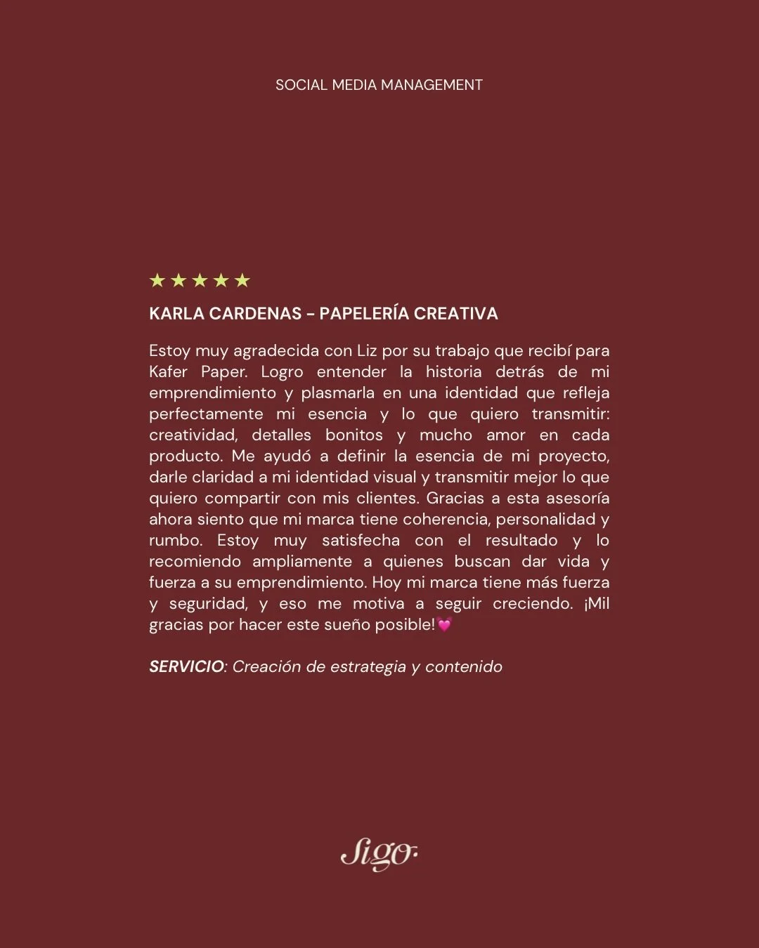 👀 As&iacute; es como podemos ayudarte:

✨ Manual de marca + plantillas en Canva
Para definir la base de tu marca y dejar de improvisar.

📲 Estrategia y creaci&oacute;n de contenido
Para que cada publicaci&oacute;n tenga sentido, direcci&oacute;n y 