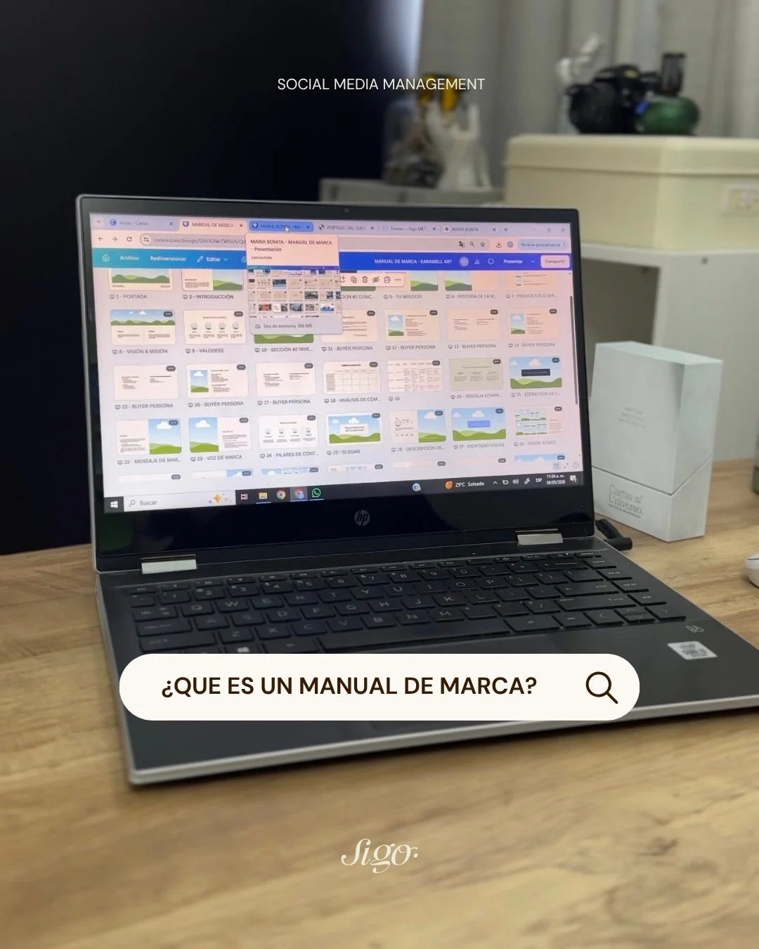 Esto es lo que muchas marcas o Social media managers se saltan 👀

Quieren crear contenido, vender y crecer en redes, sin tener claro qui&eacute;nes son, c&oacute;mo comunican o qu&eacute; quieren transmitir.

Un manual de marca te ayuda a darle dire