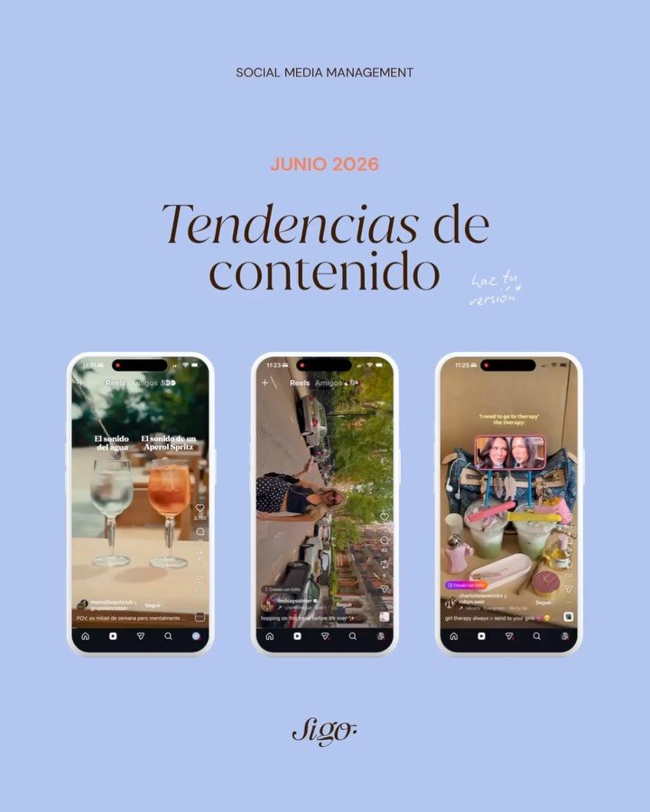 Trends alert! 🚨🤩

Haz tu propia versi&oacute;n de estas tendencias para las redes de tu negocio 🫰🏻 Dale like y guarda el post si te gusta este tipo de contenido ✨

Elizabeth de Sigo MKT 🫶🏼

#manejoderedes #trends #socialmediamanager #creacionde