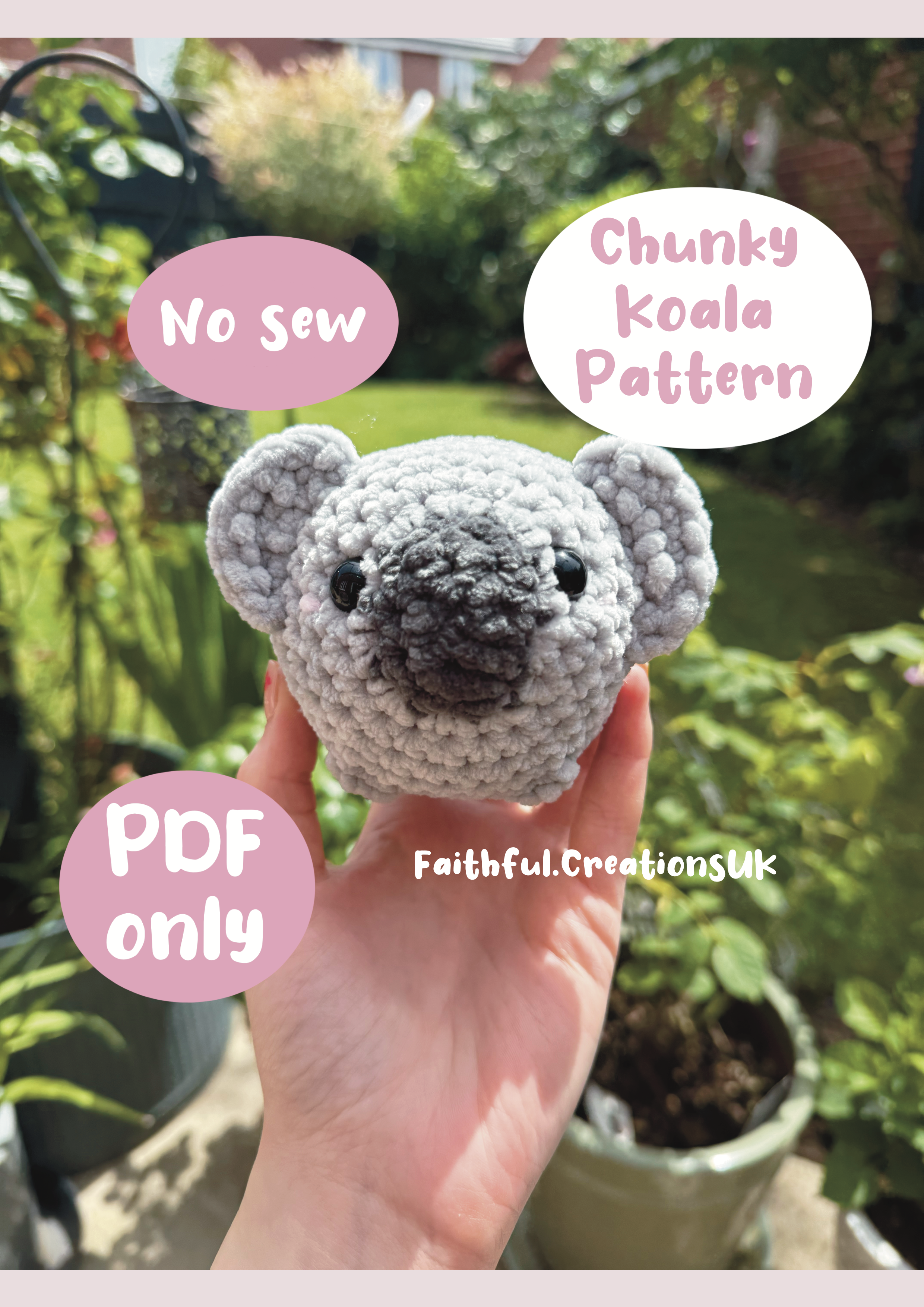 (PDF only) Kevin the Koala Pattern