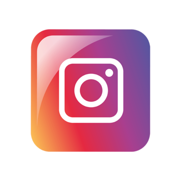 Instagram app icon with a gradient background of red, orange, pink, and purple, and a white camera outline.